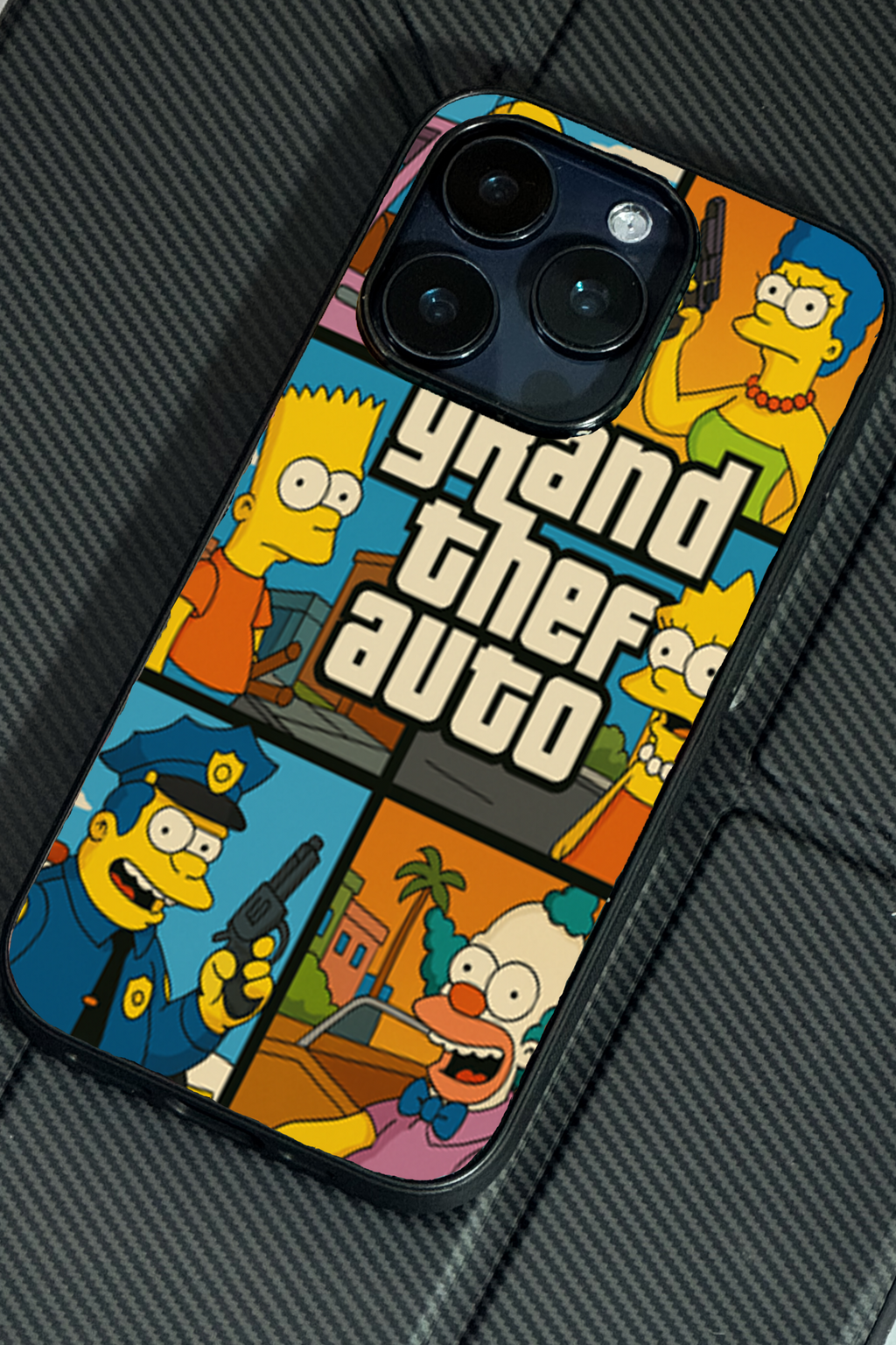 Bold and Classy Yellow Mayhem iPhone Covers (11–16) Series