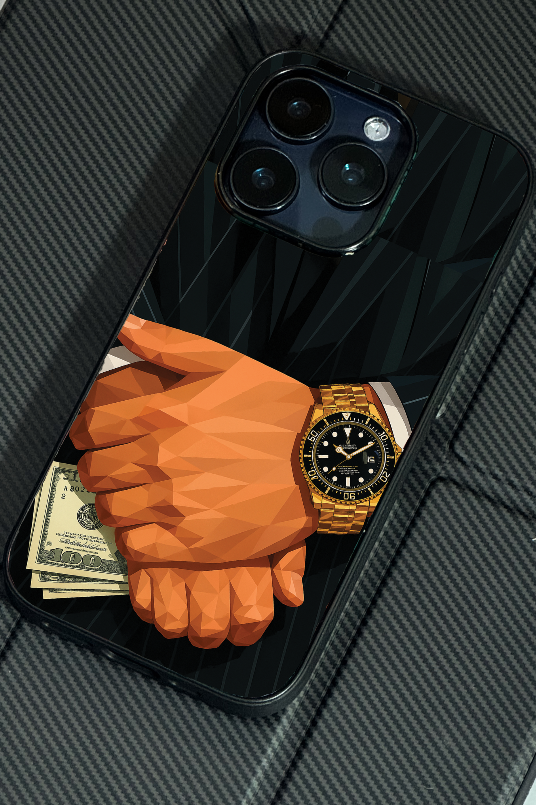 Bold and Classy Money Talks iPhone Covers (11–16) Series