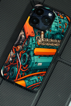 Bold and Classy Engine Rage Case iPhone Covers (11–16) Series