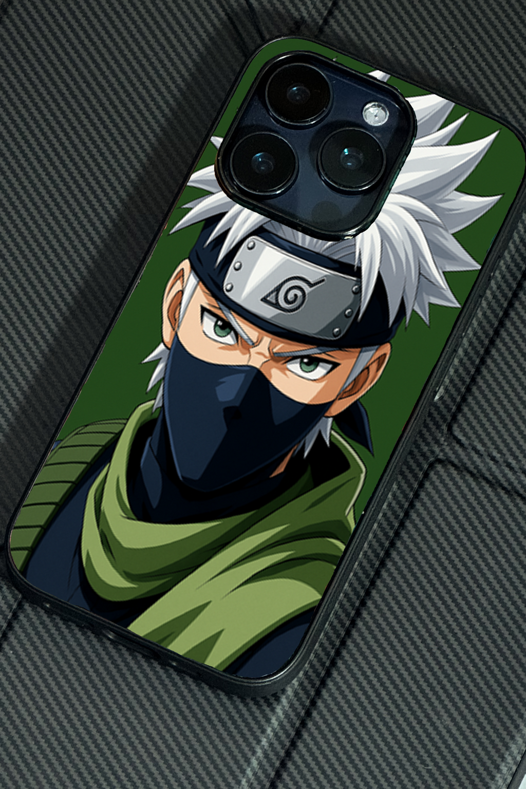 Bold and Classy Kakashi Sensei iPhone Covers (11–16) Series