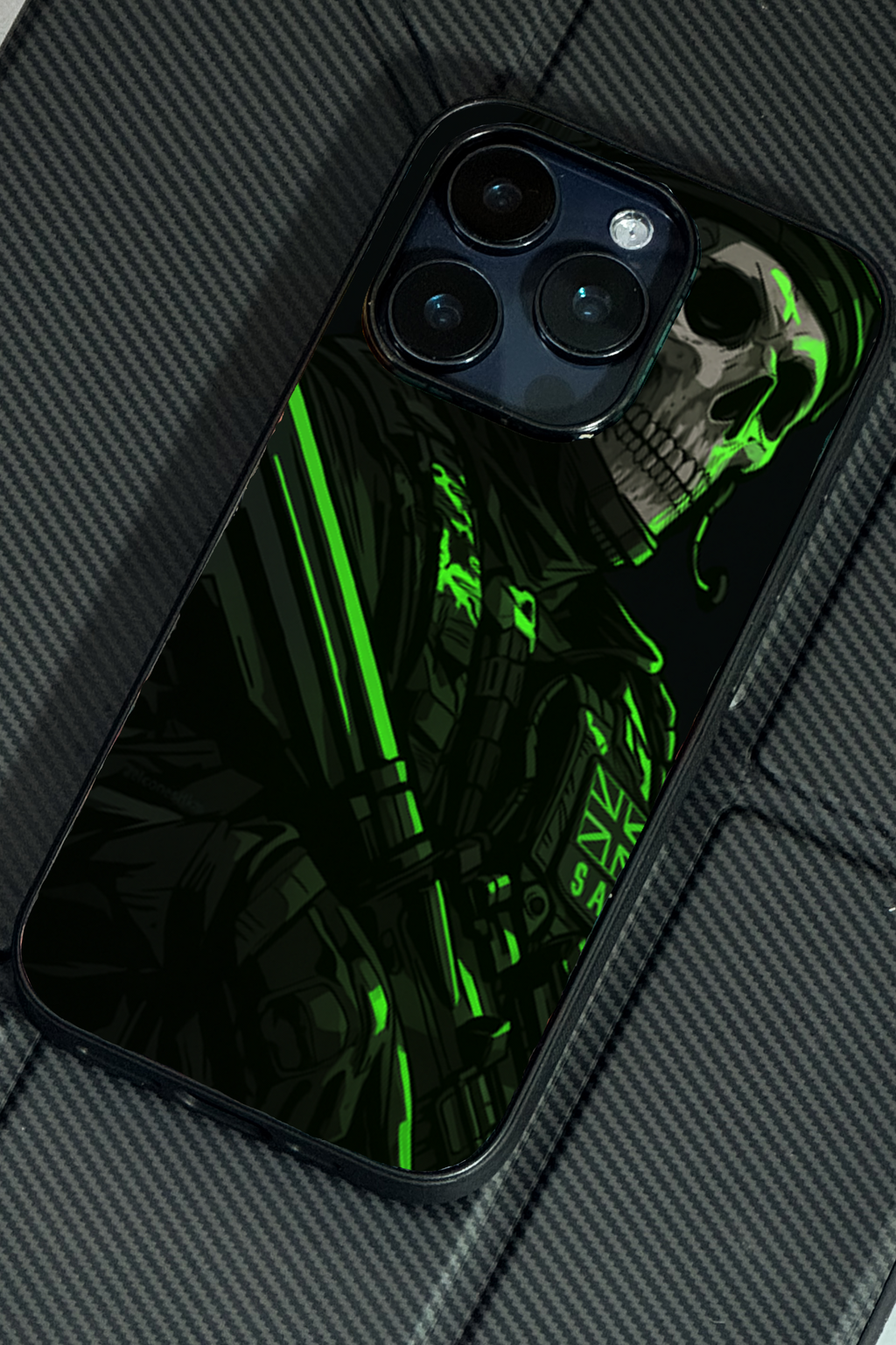 Bold and Classy Neon Reaper Case iPhone Covers (11–16) Series