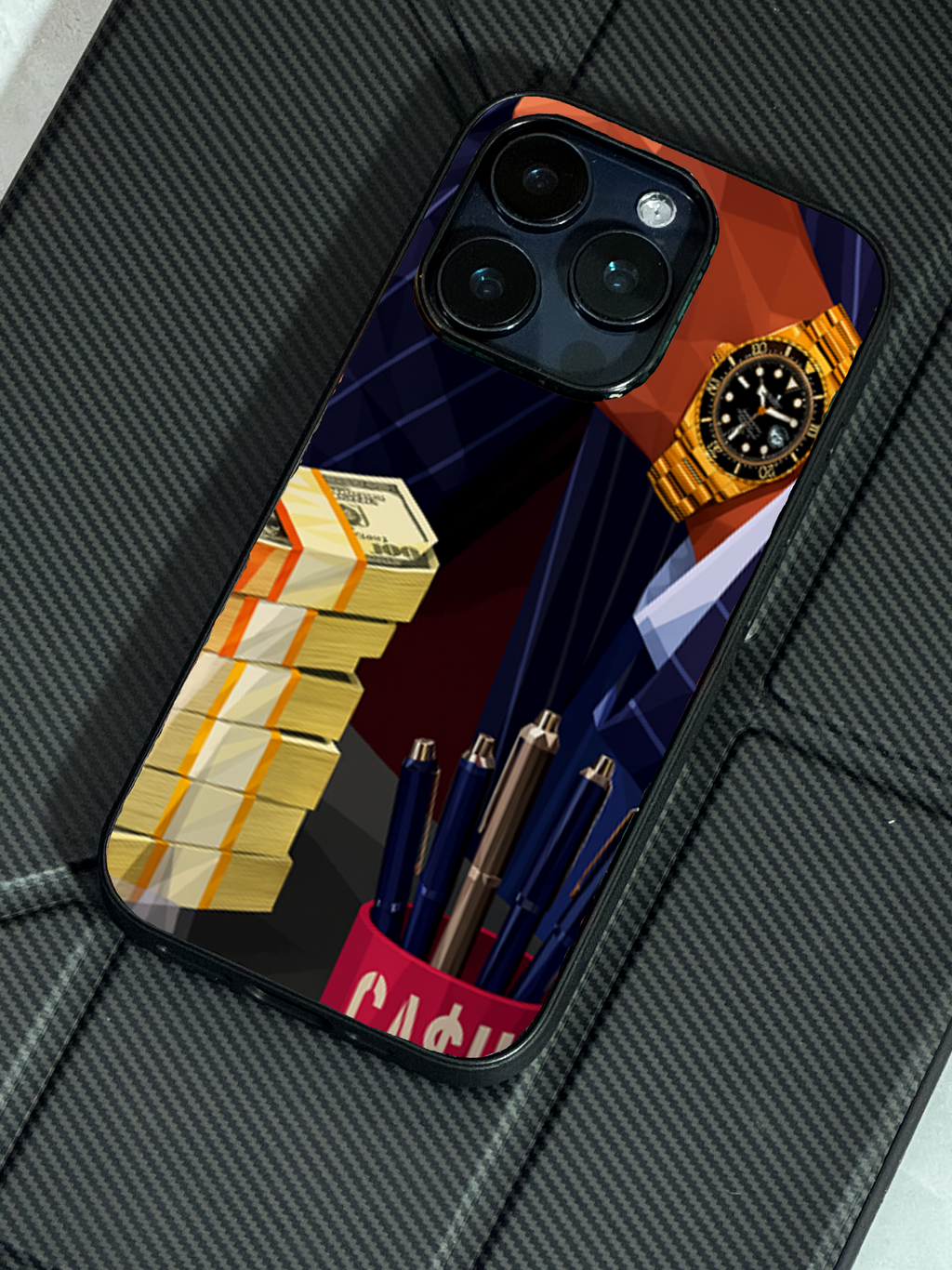 Bold and Classy Cash Empire iPhone Covers (11–16) Series