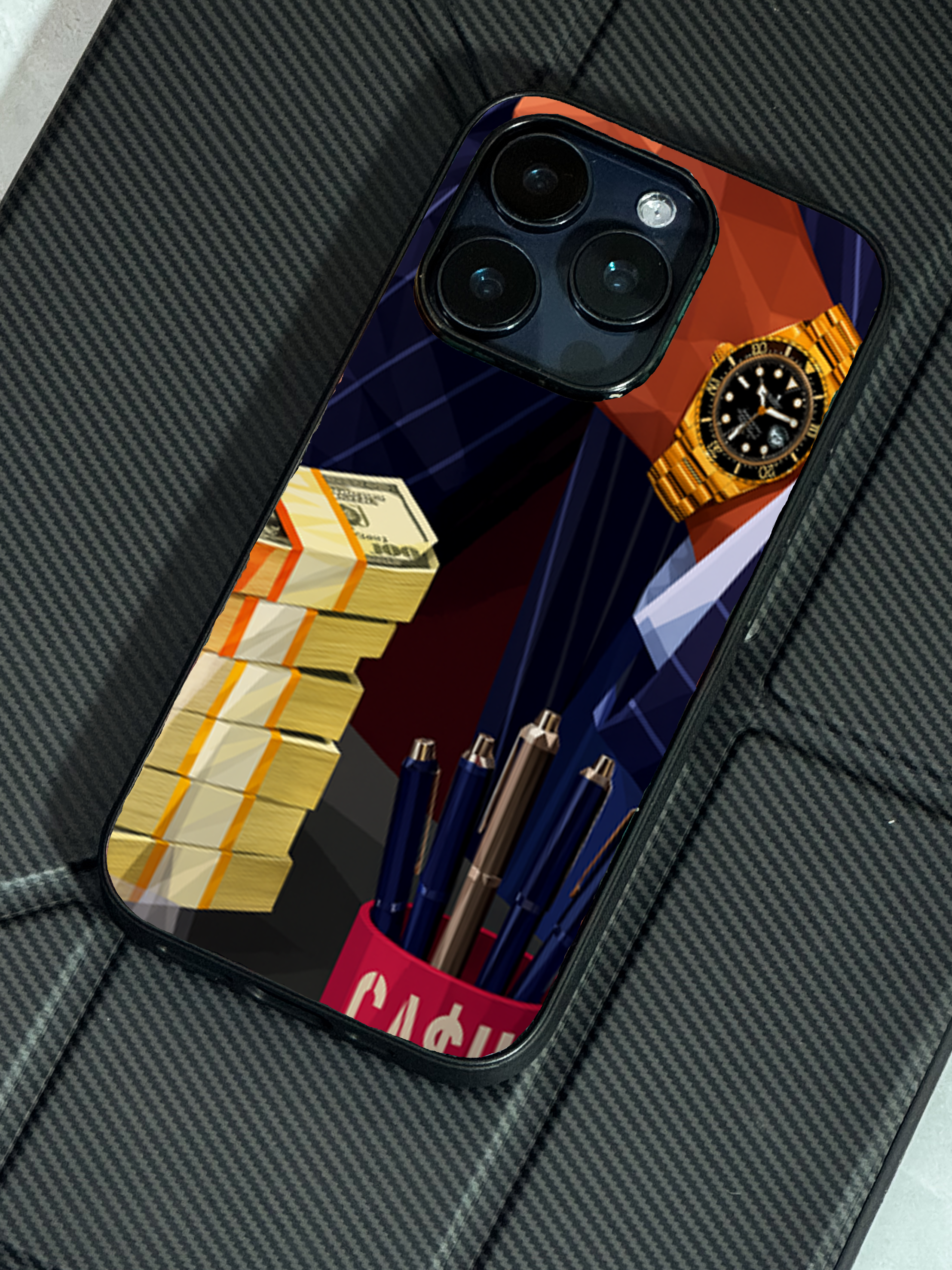 Bold and Classy Cash Empire iPhone Covers (11–16) Series