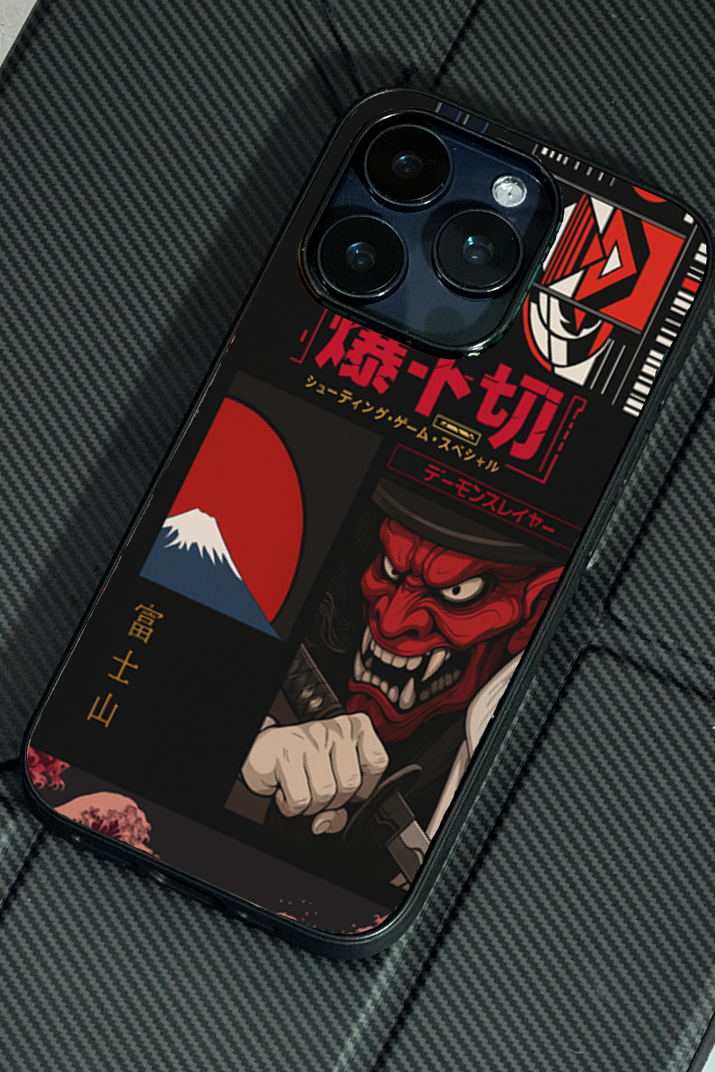Bold and Classy Demon Slayer Vibe Case iPhone Covers (11–16) Series