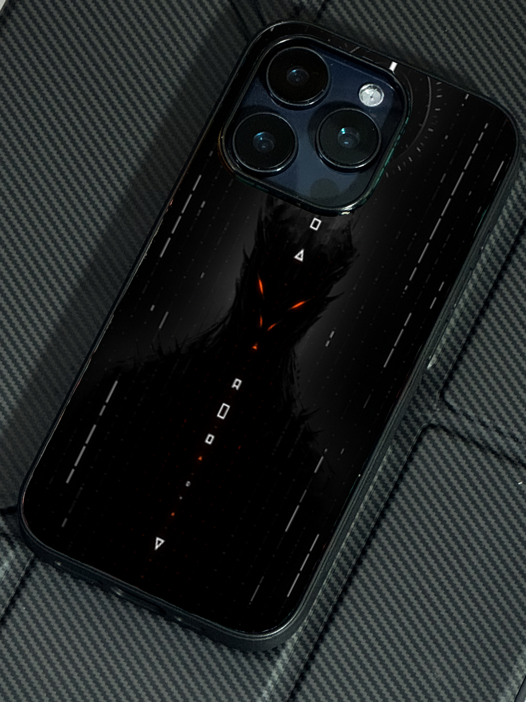 Bold and Classy Dark Protocol iPhone Covers (11–16) Series