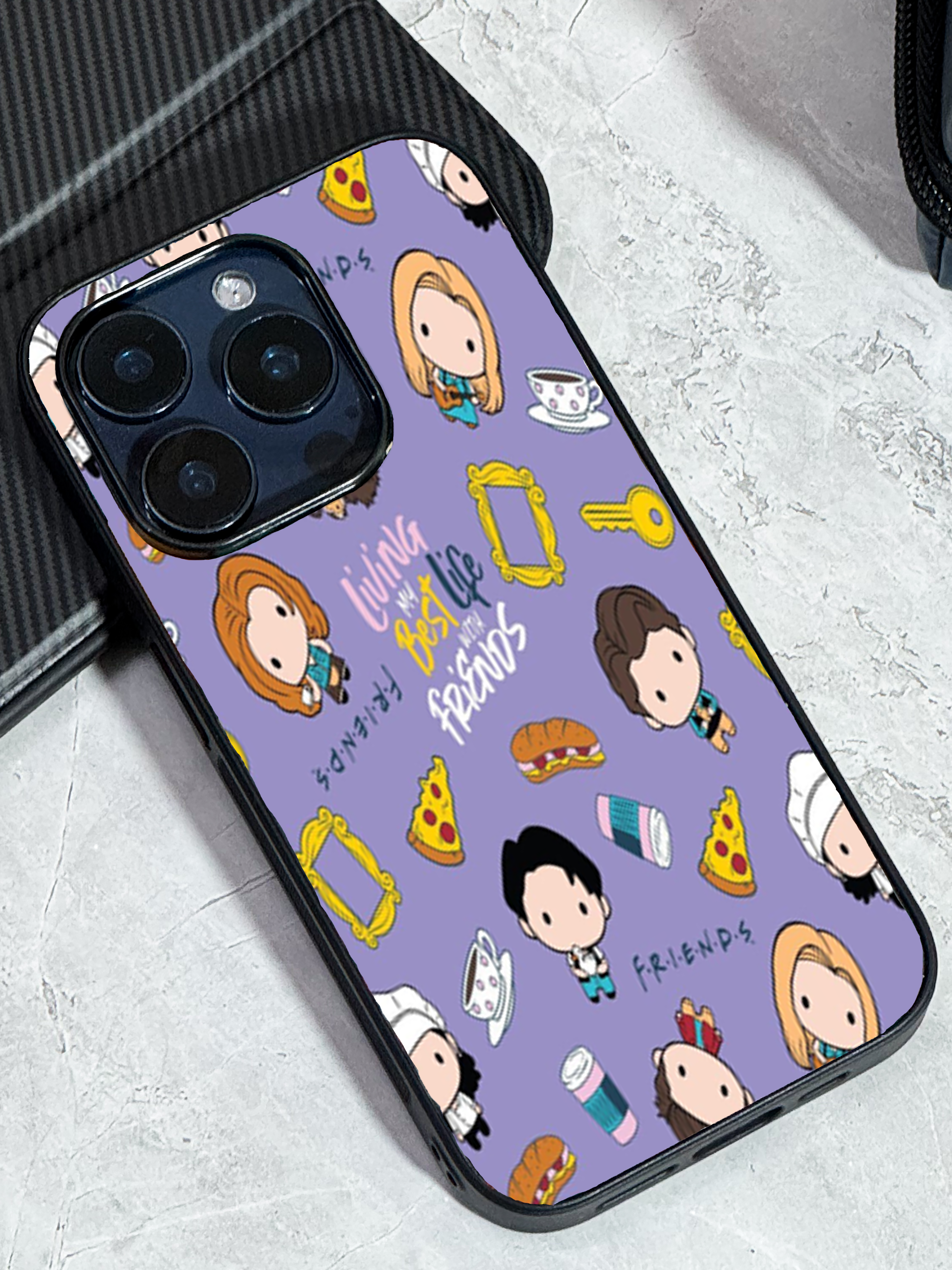 Mini FRIENDS Case iPhone Covers (11–16) Series
