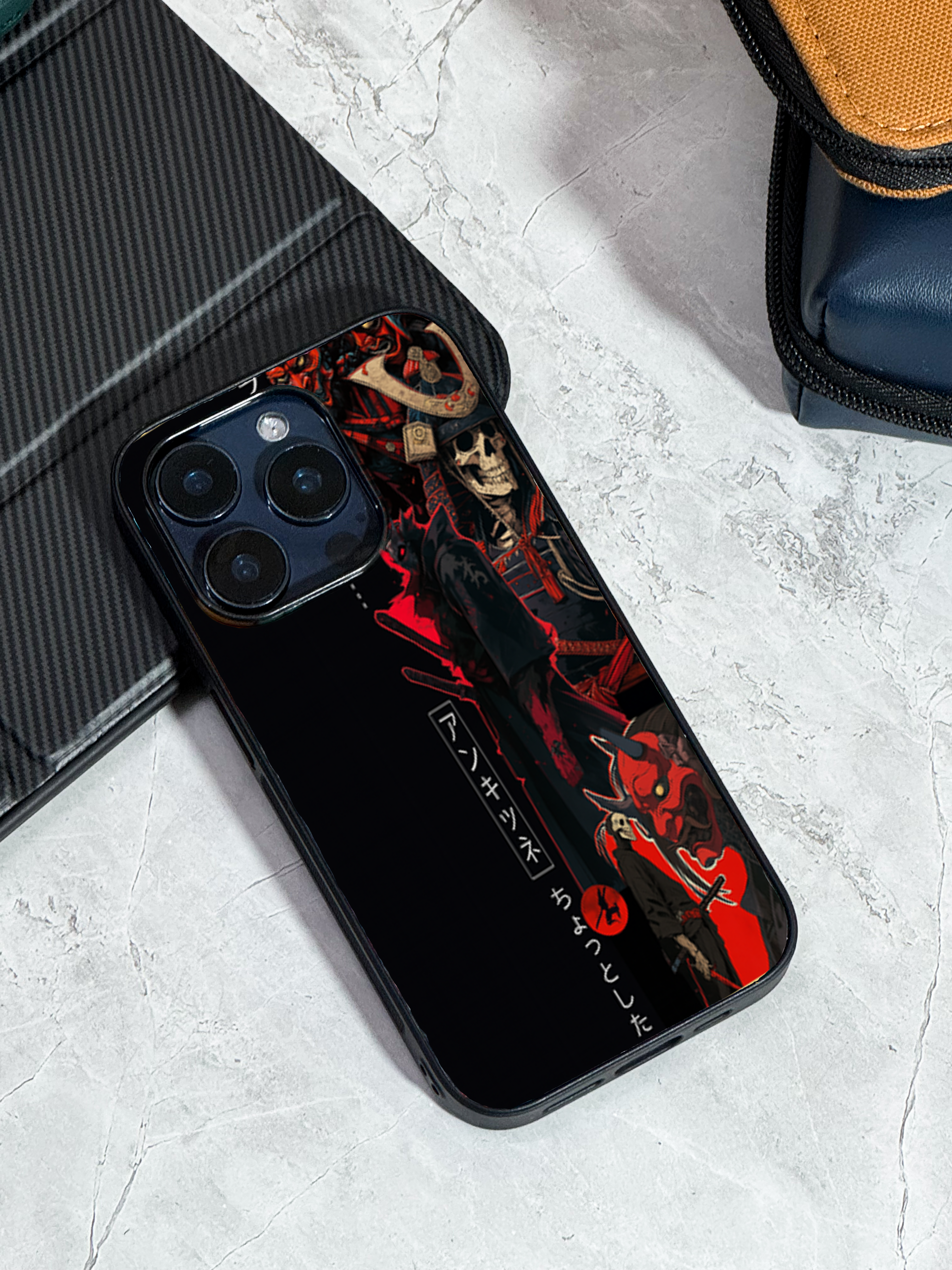 Bold and Classy Death Samurai iPhone Covers (11–16) Series