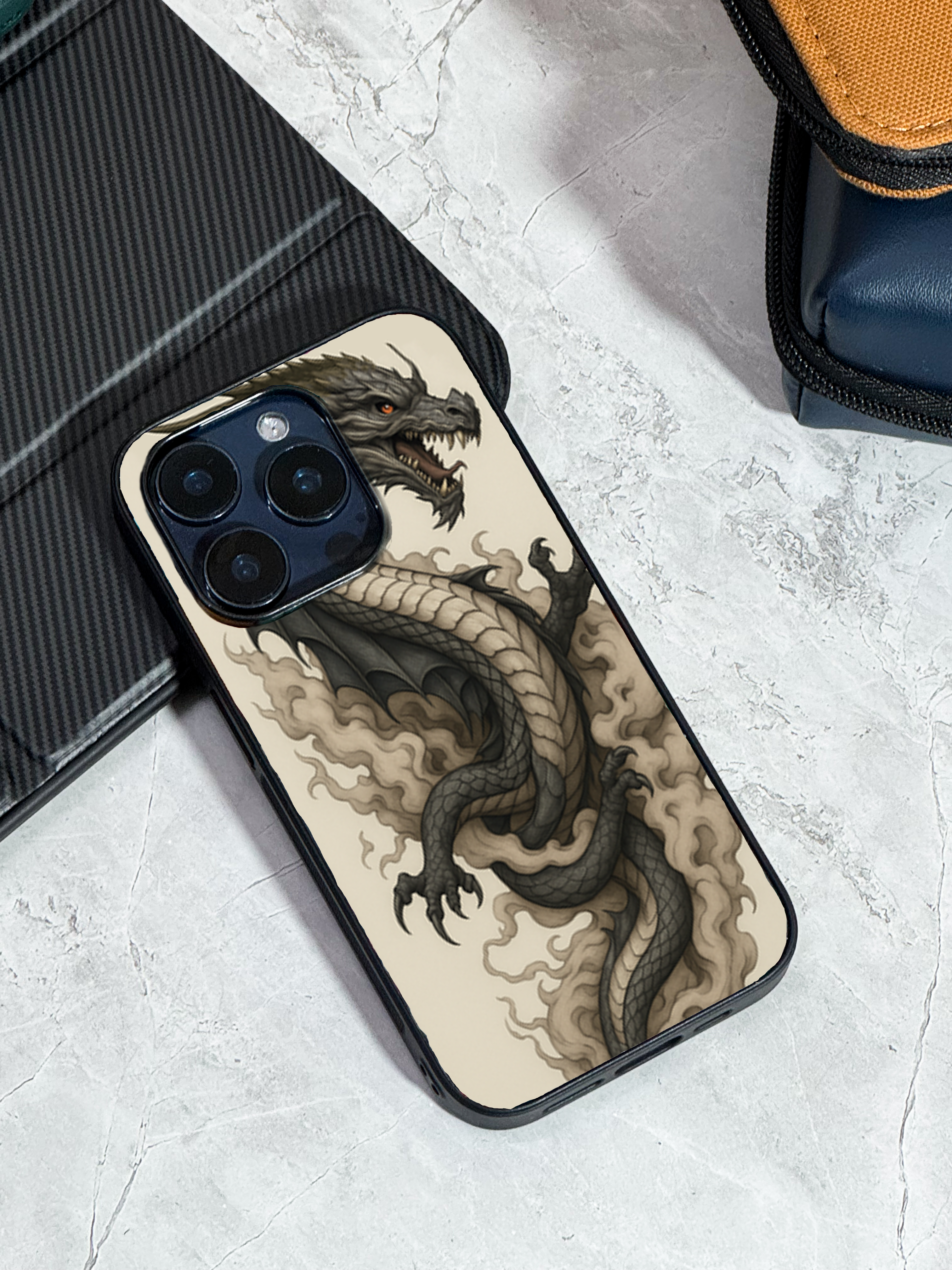 Bold and Classy Draconic Fury Vibe Case iPhone Covers (11–16) Series