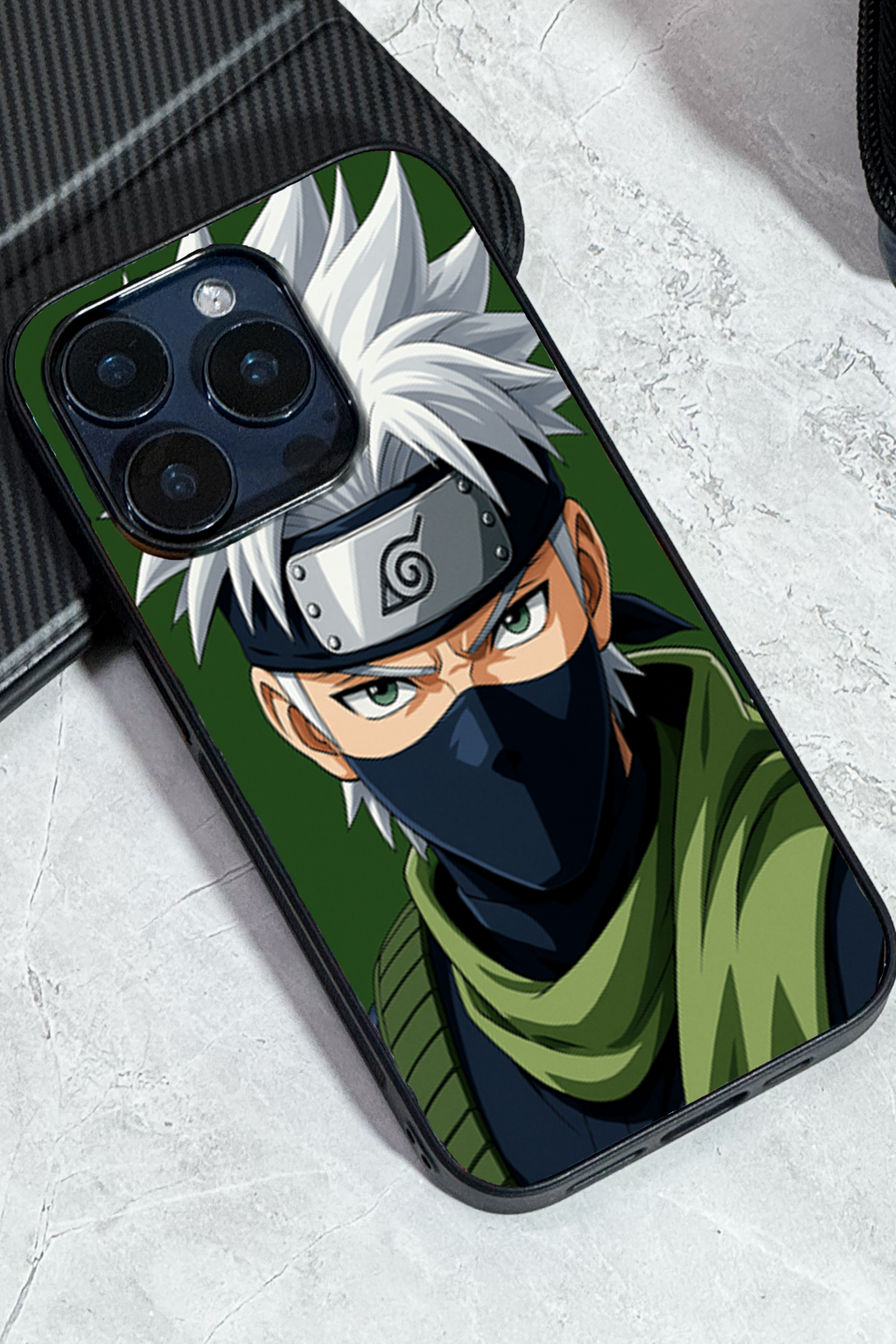 Bold and Classy Kakashi Sensei iPhone Covers (11–16) Series