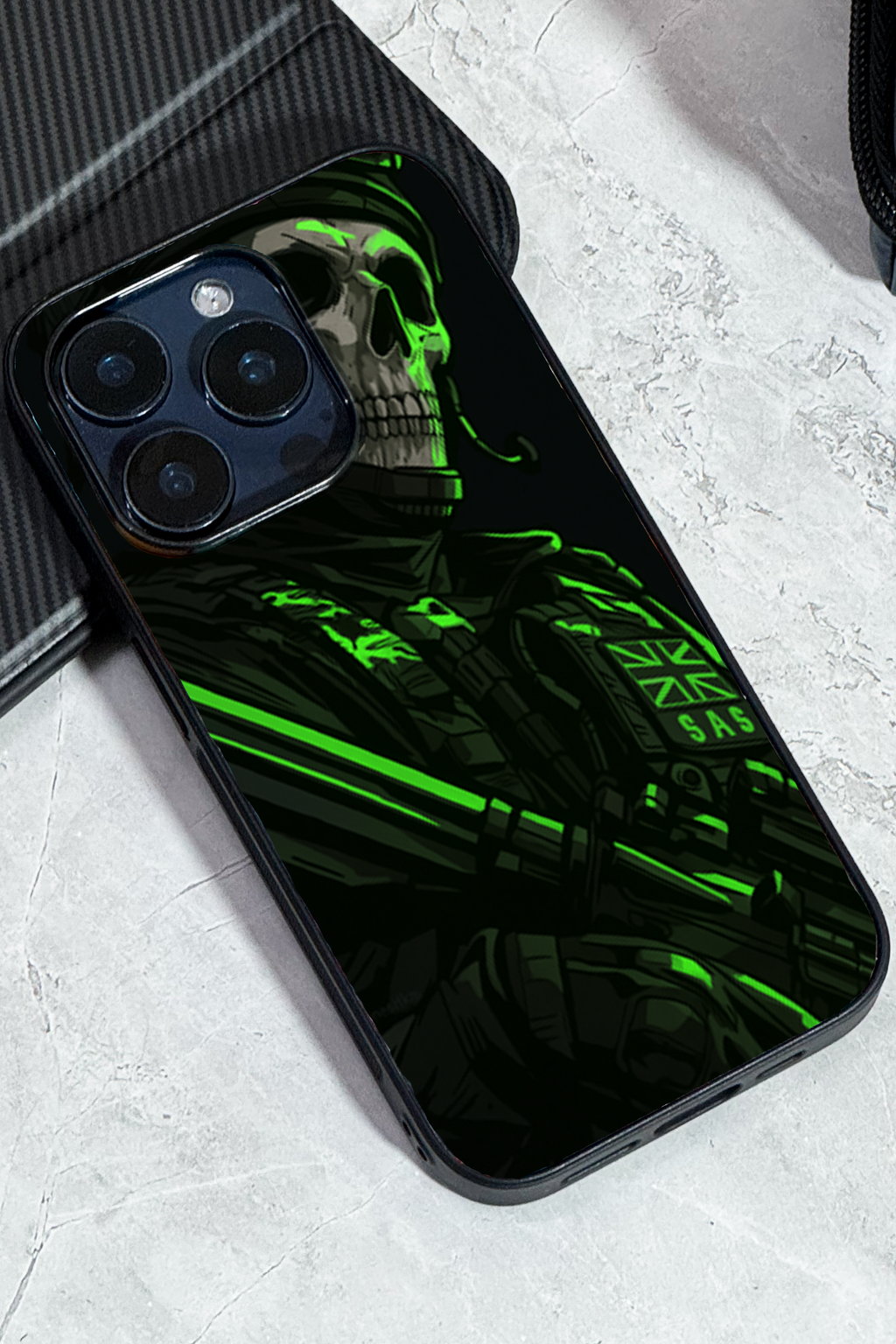 Bold and Classy Neon Reaper Case iPhone Covers (11–16) Series