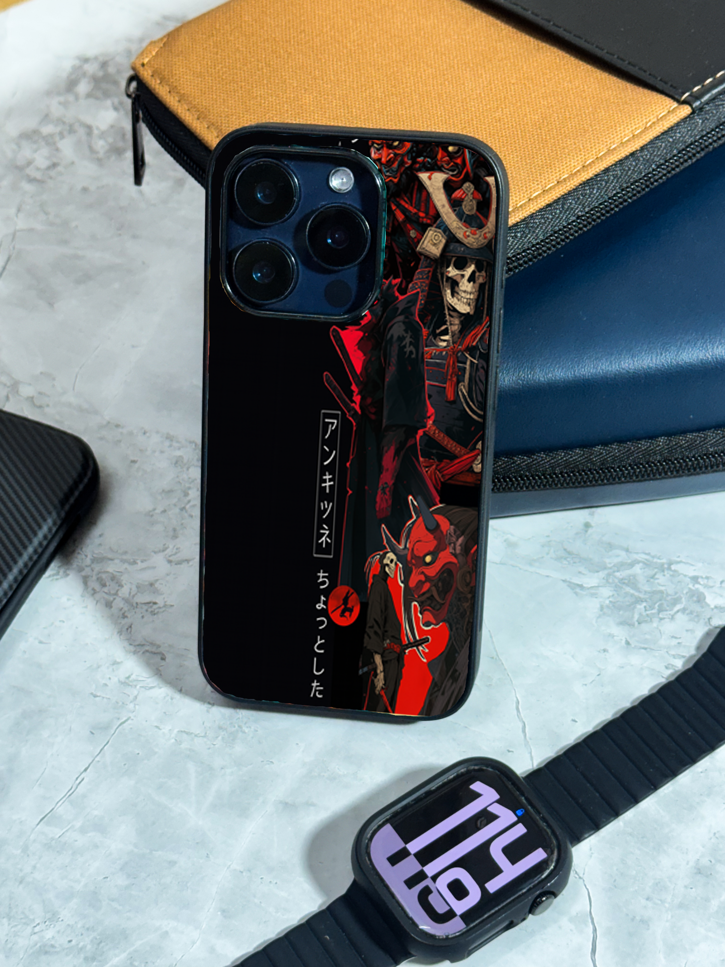 Bold and Classy Death Samurai iPhone Covers (11–16) Series