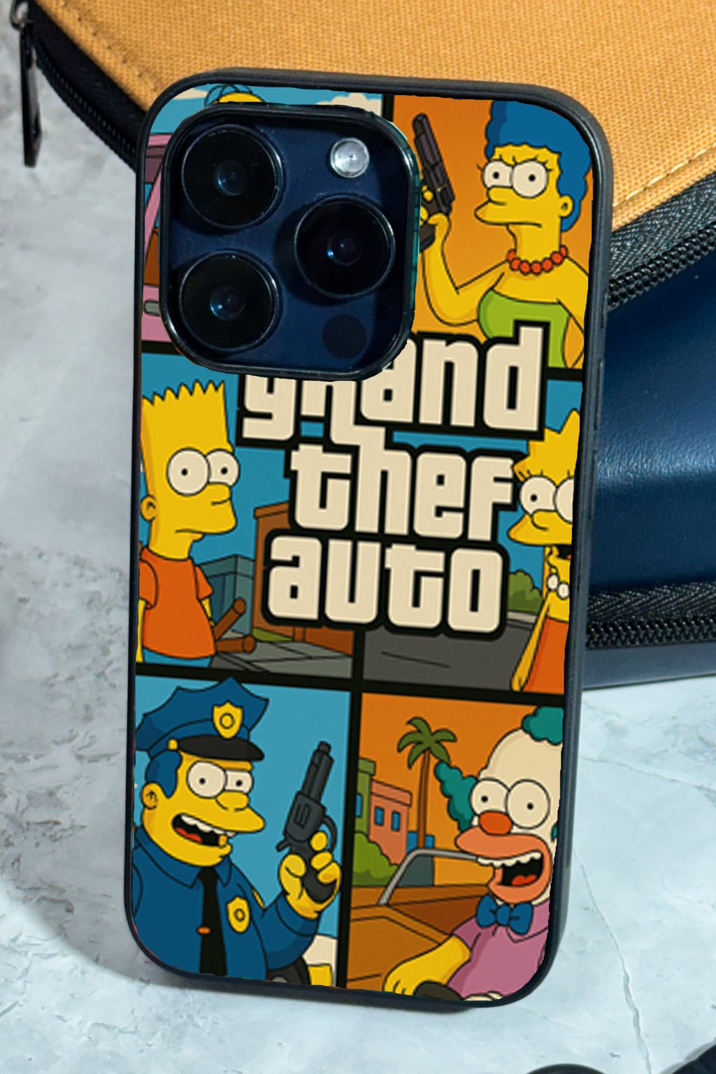 Bold and Classy Yellow Mayhem iPhone Covers (11–16) Series