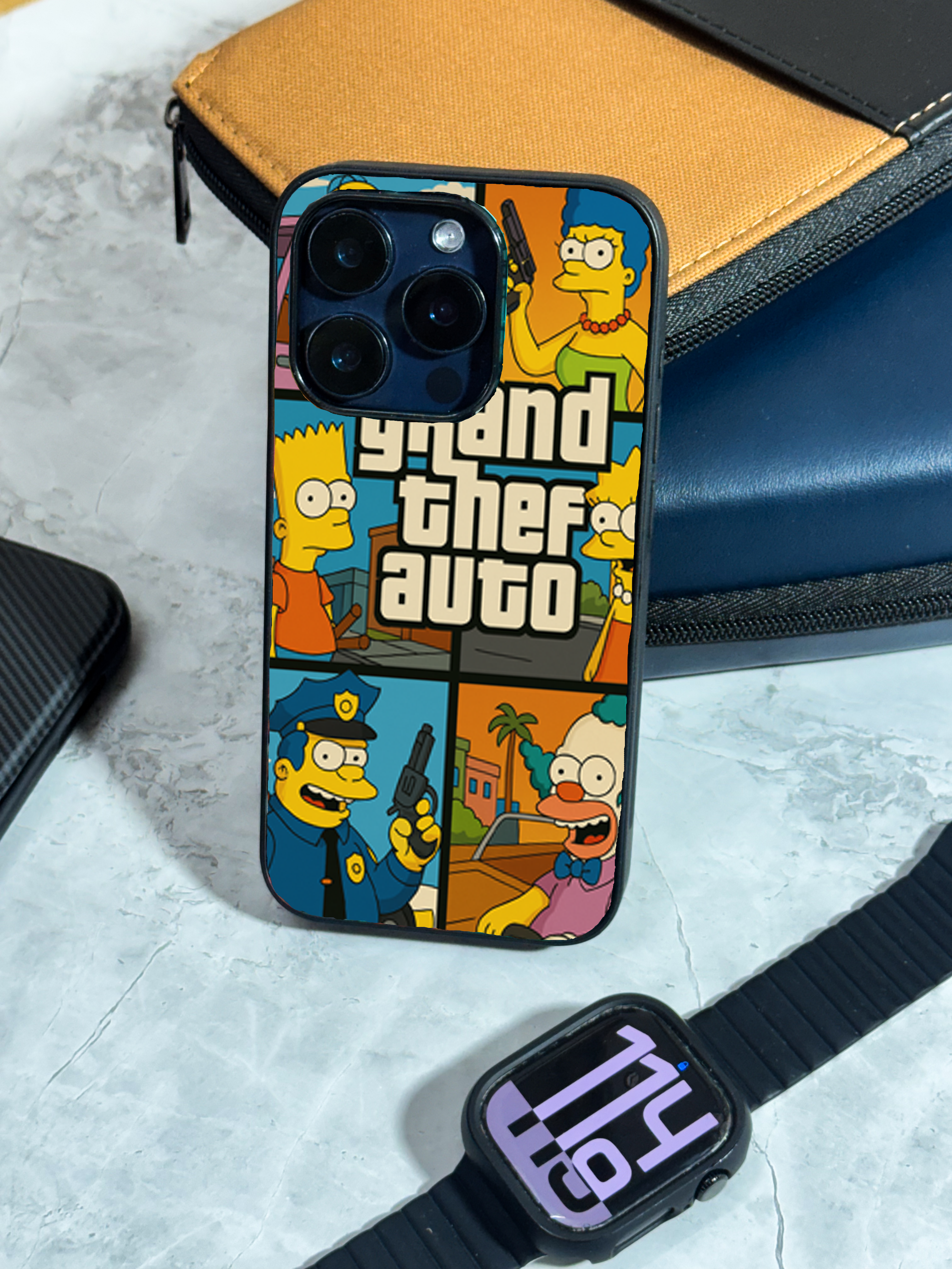 Bold and Classy Yellow Mayhem iPhone Covers (11–16) Series