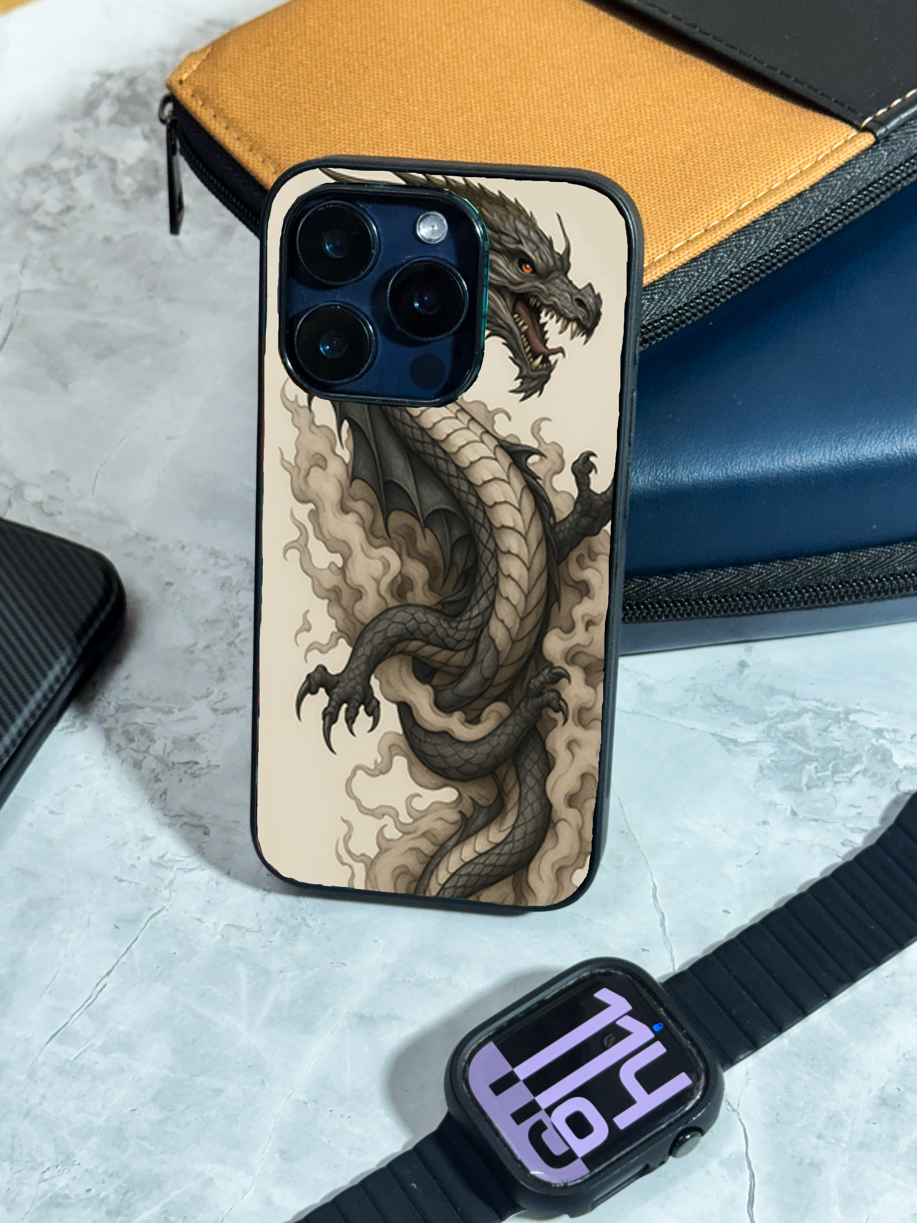 Bold and Classy Draconic Fury Vibe Case iPhone Covers (11–16) Series