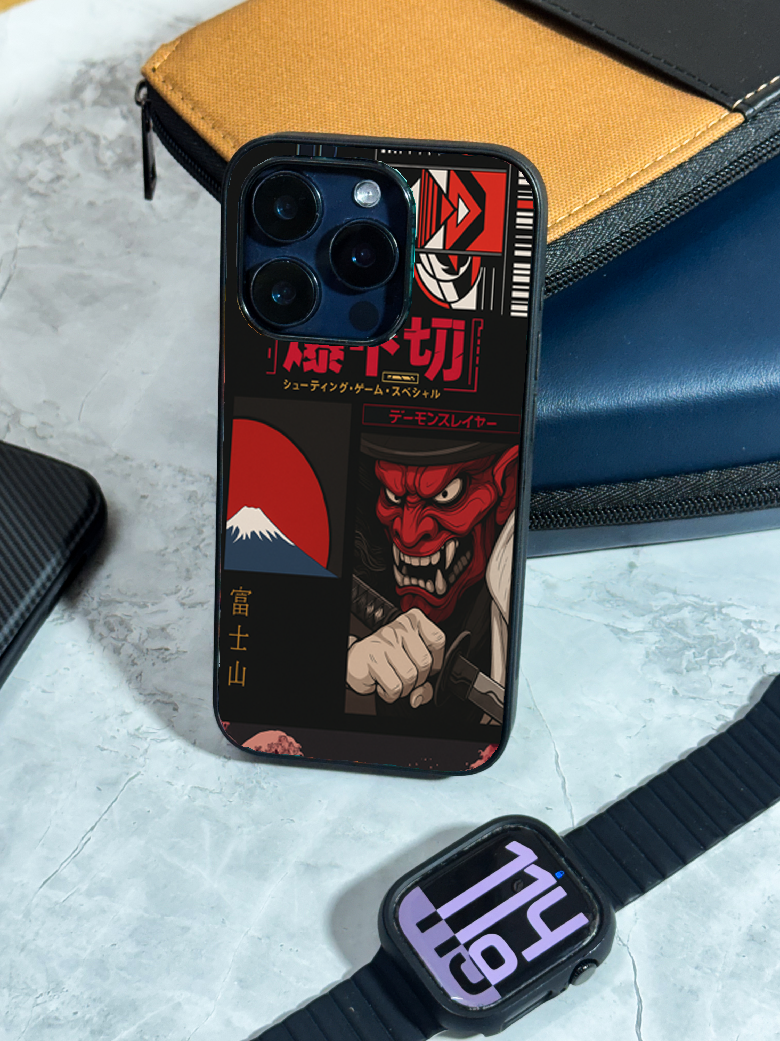 Bold and Classy Demon Slayer Vibe Case iPhone Covers (11–16) Series