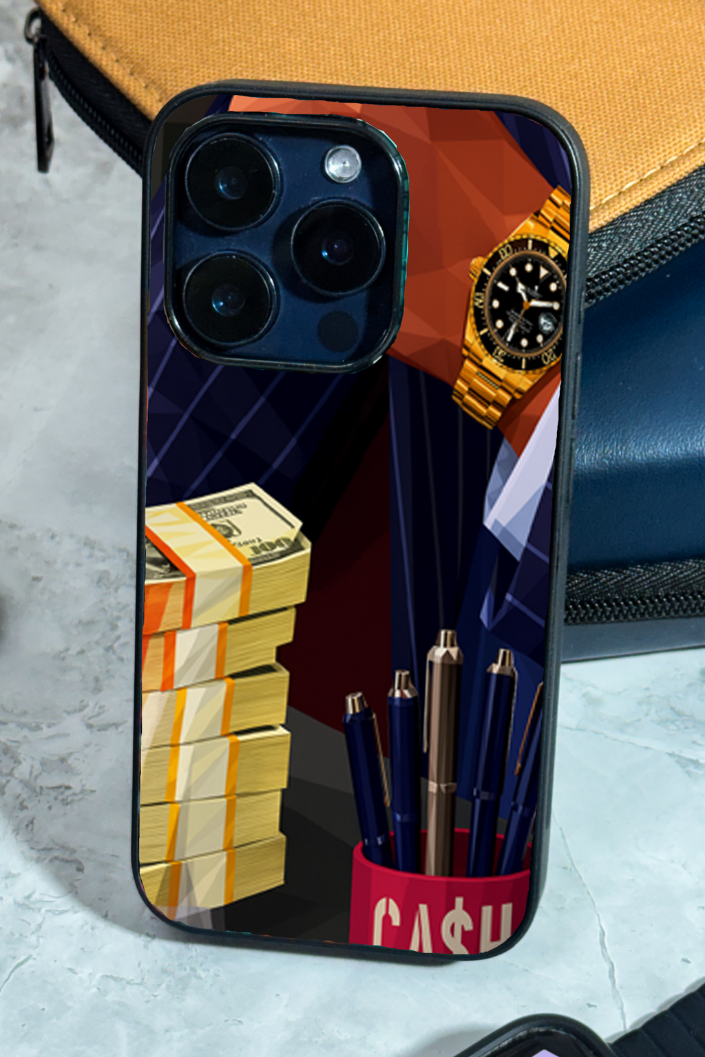 Bold and Classy Cash Flow iPhone Covers (11–16) Series