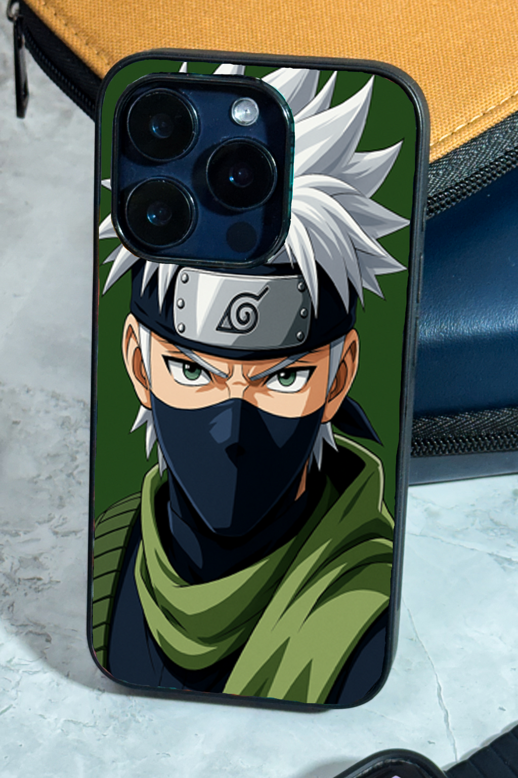 Bold and Classy Kakashi Sensei iPhone Covers (11–16) Series