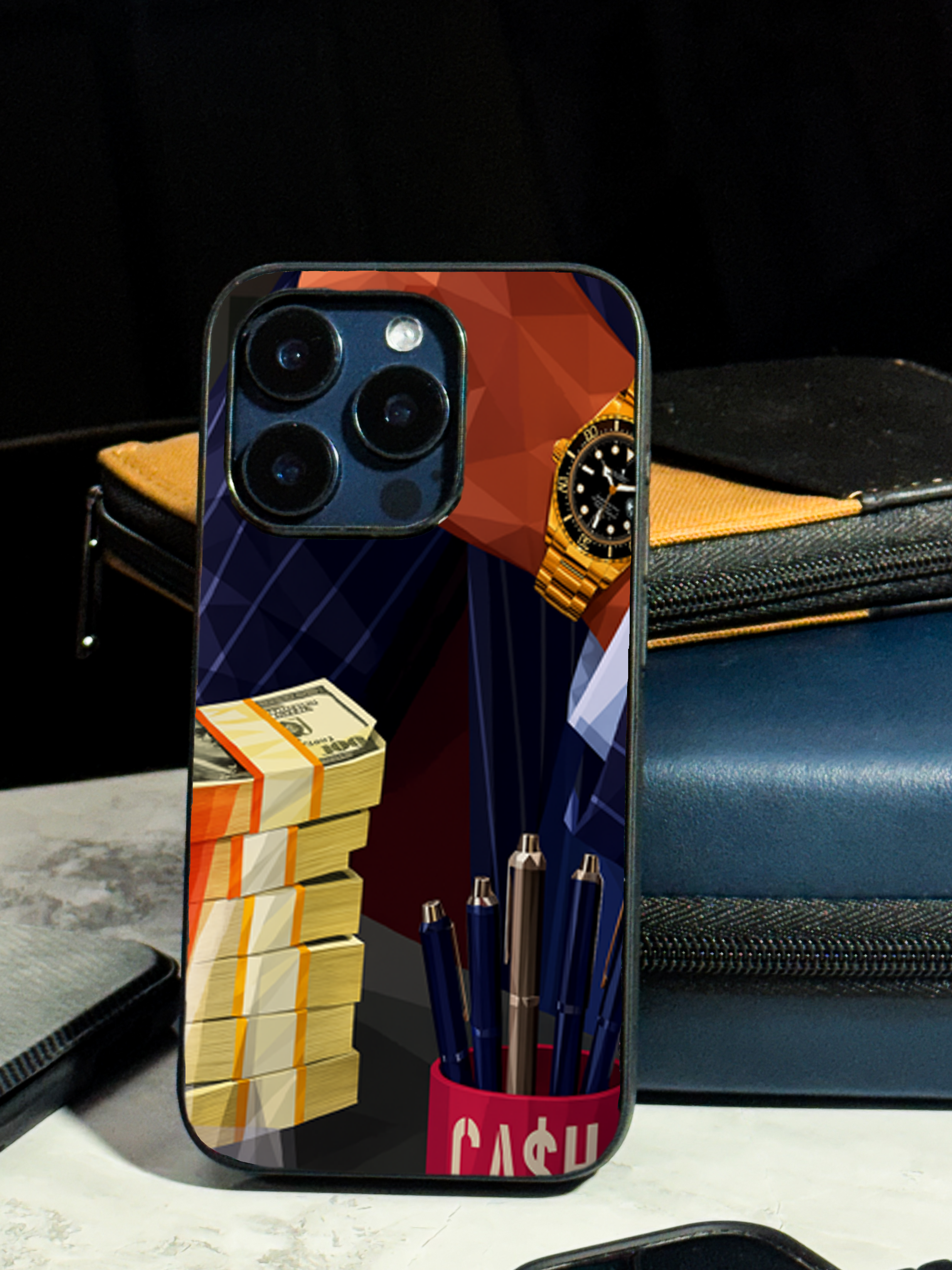 Bold and Classy Cash Empire iPhone Covers (11–16) Series