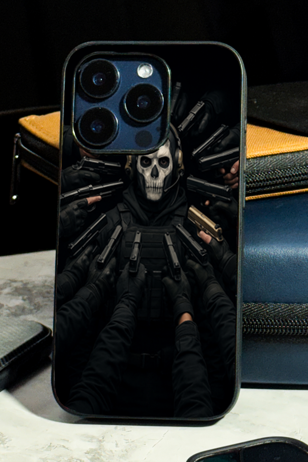 Bold and Classy Messi Noir iPhone Covers (11–16) Series