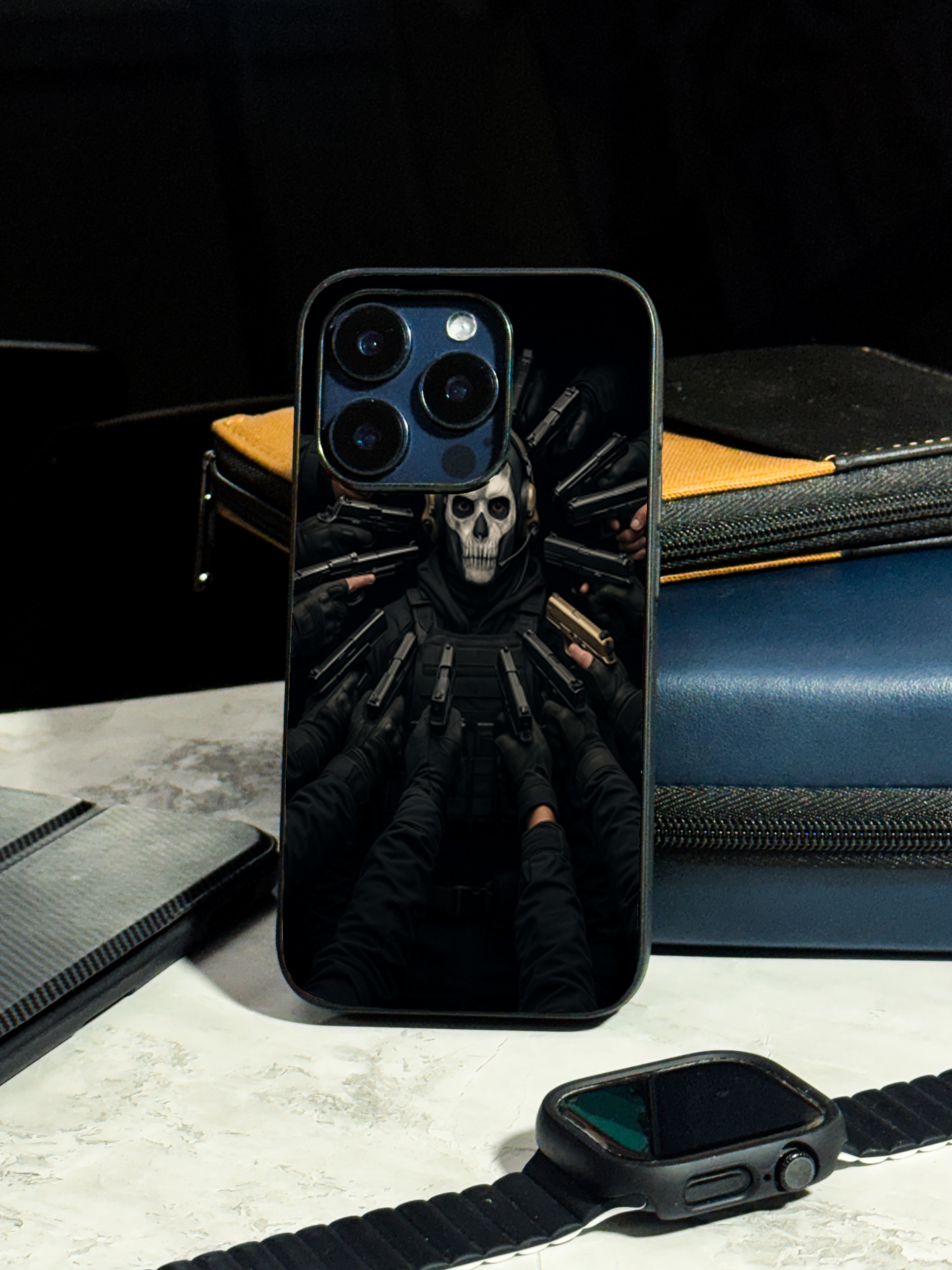 Bold and Classy Messi Noir iPhone Covers (11–16) Series