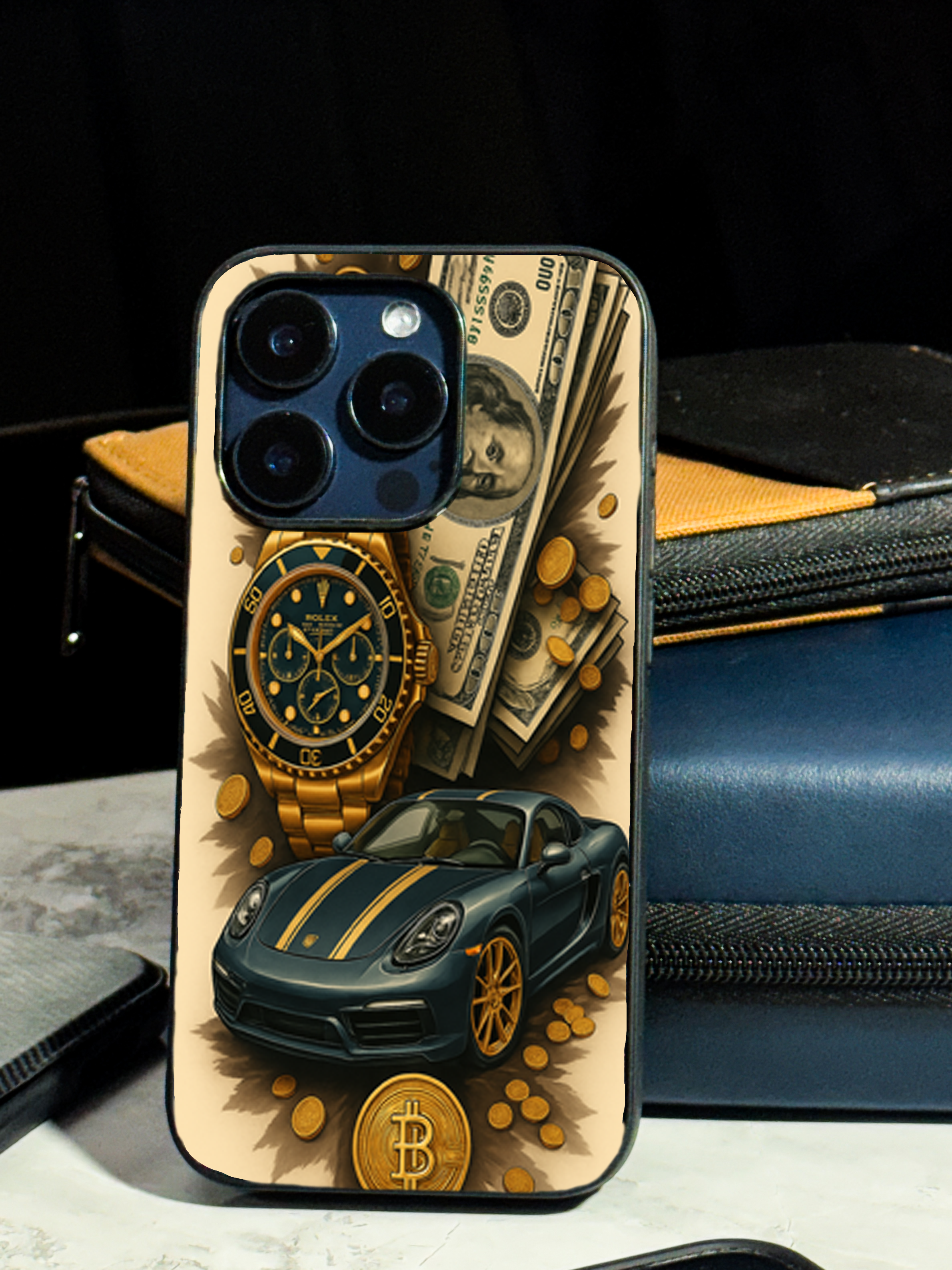 Bold and Classy Crypto King iPhone Covers (11–16) Series