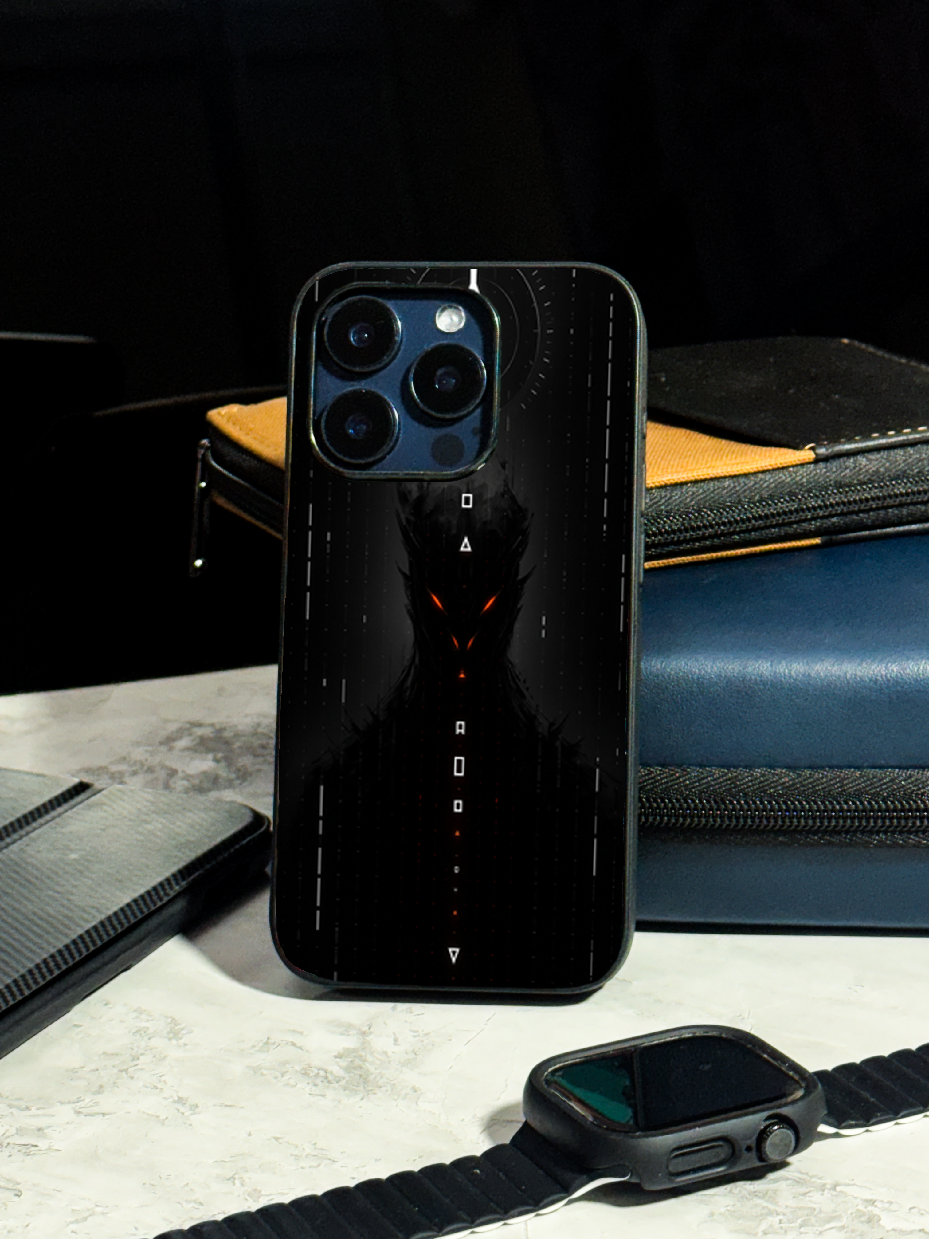 Bold and Classy Dark Protocol iPhone Covers (11–16) Series