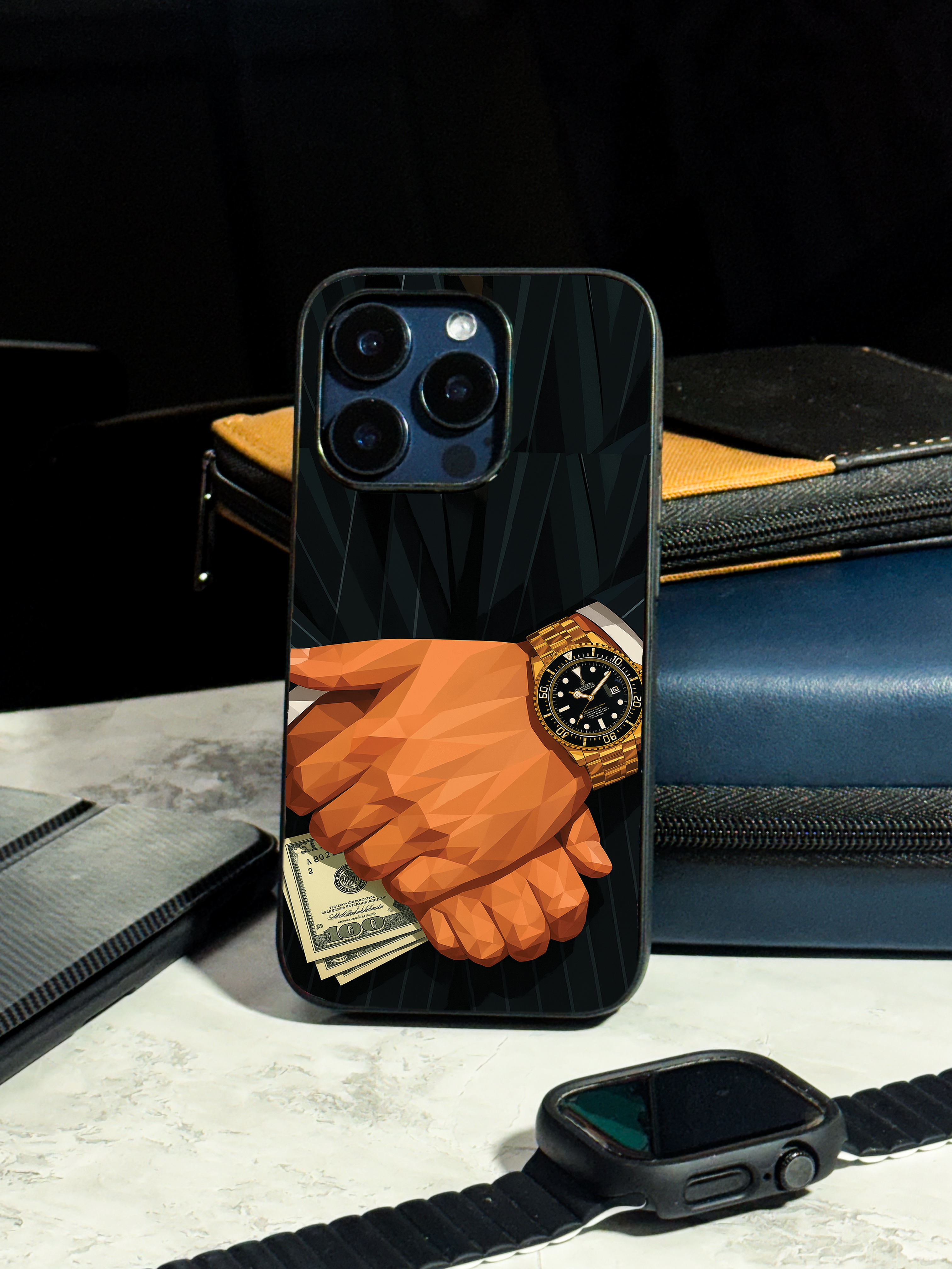 Bold and Classy Money Talks iPhone Covers (11–16) Series