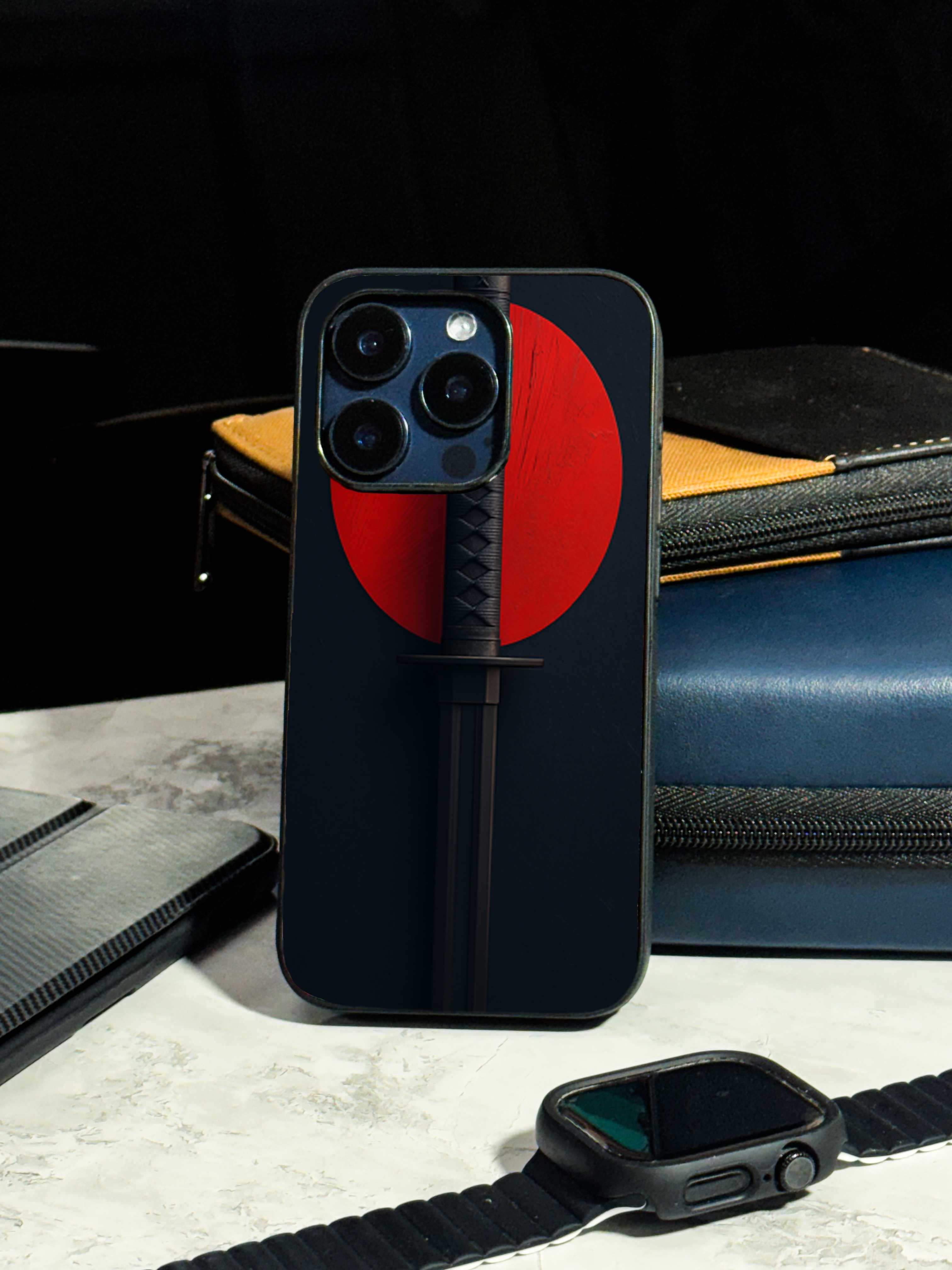 Bold and Classy Katana Rising iPhone Covers (11–16) Series