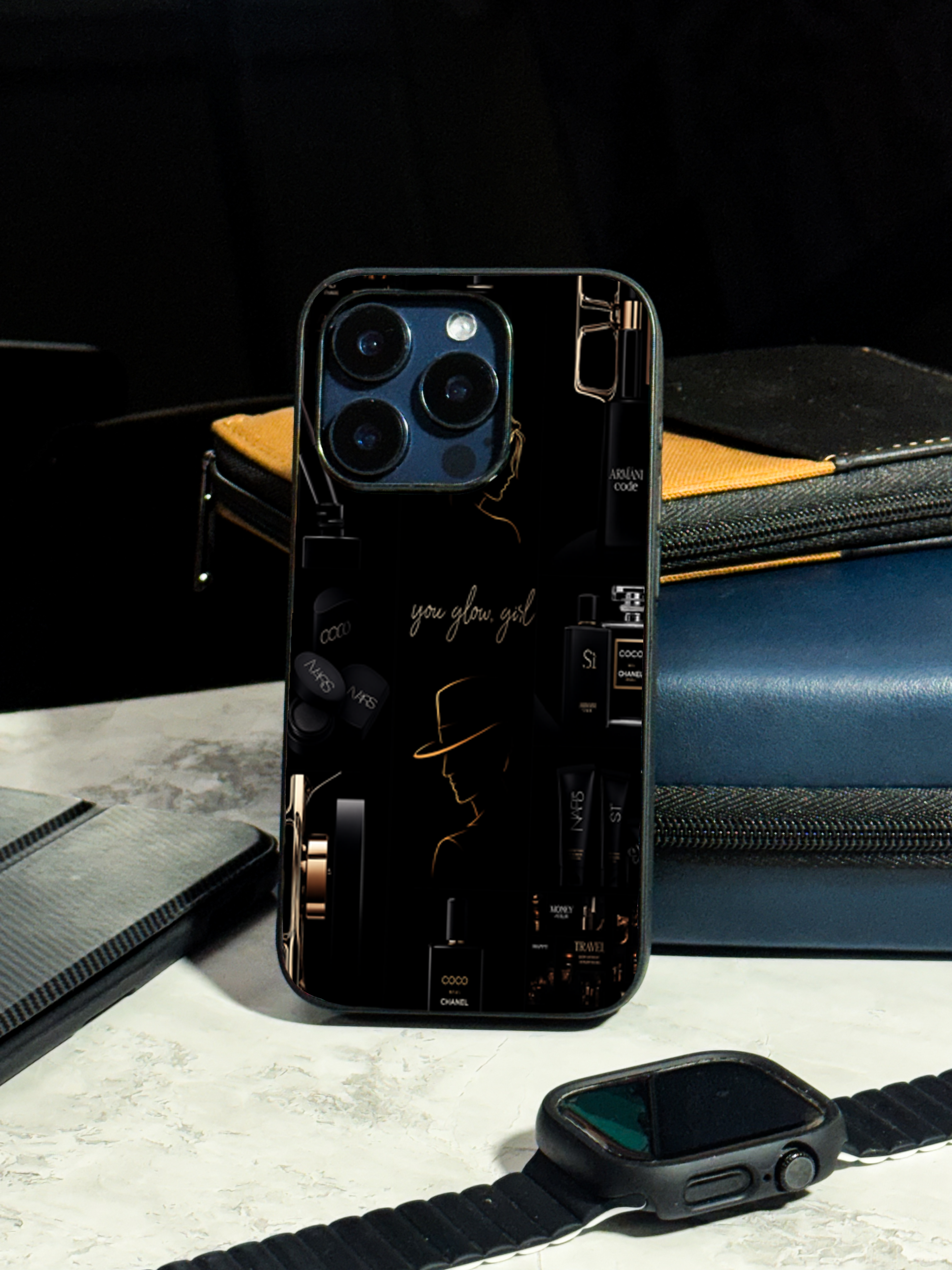 Bold and Classy Glow Luxe iPhone Covers (11–16) Series