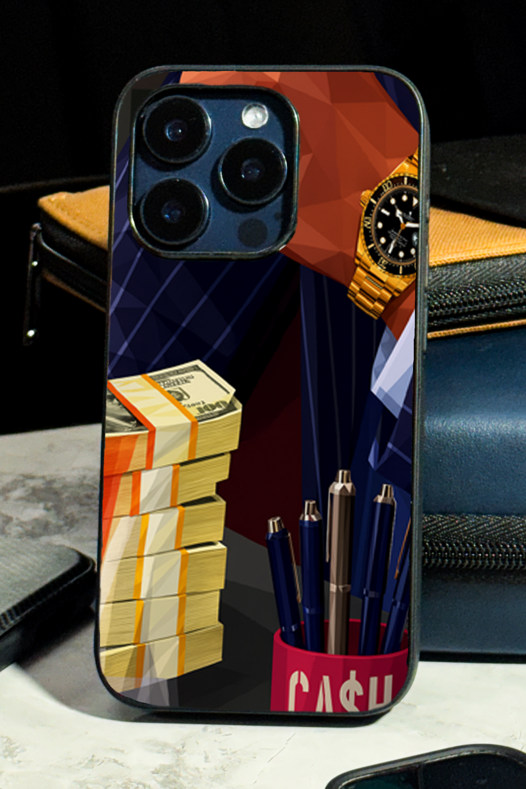 Bold and Classy Cash Flow iPhone Covers (11–16) Series