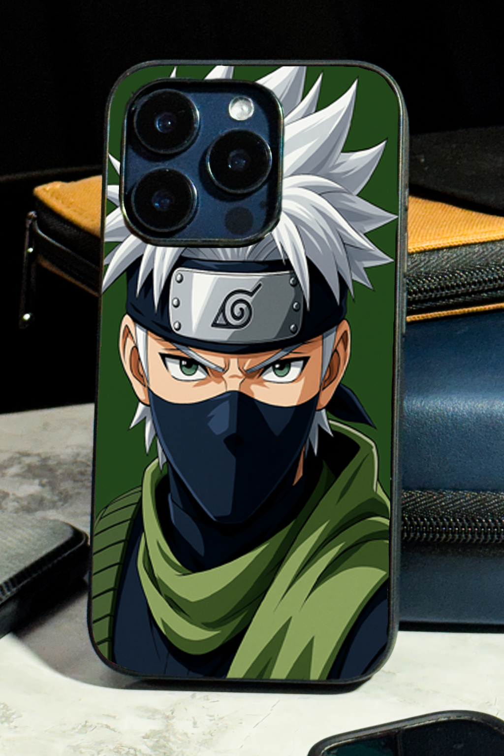 Bold and Classy Kakashi Sensei iPhone Covers (11–16) Series