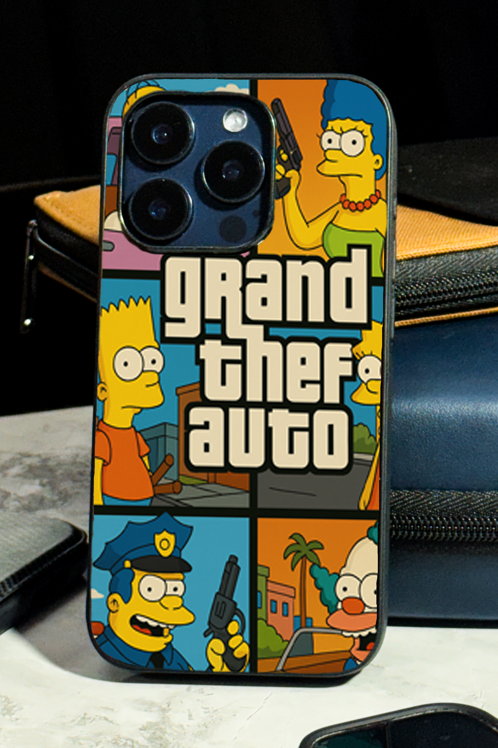 Bold and Classy Yellow Mayhem iPhone Covers (11–16) Series