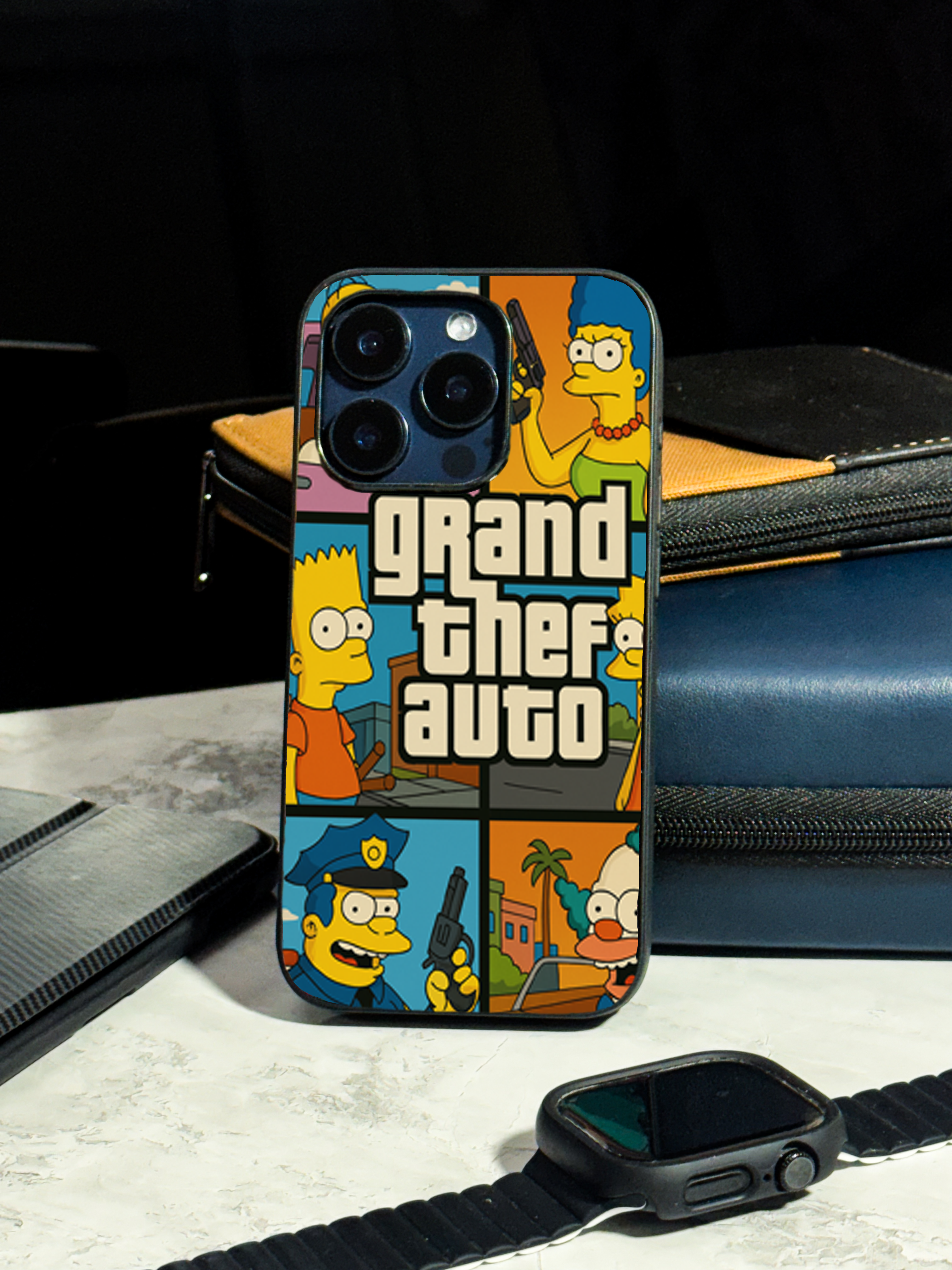 Bold and Classy Yellow Mayhem iPhone Covers (11–16) Series