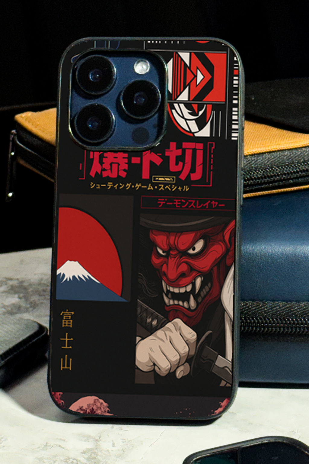 Bold and Classy Demon Slayer Vibe Case iPhone Covers (11–16) Series