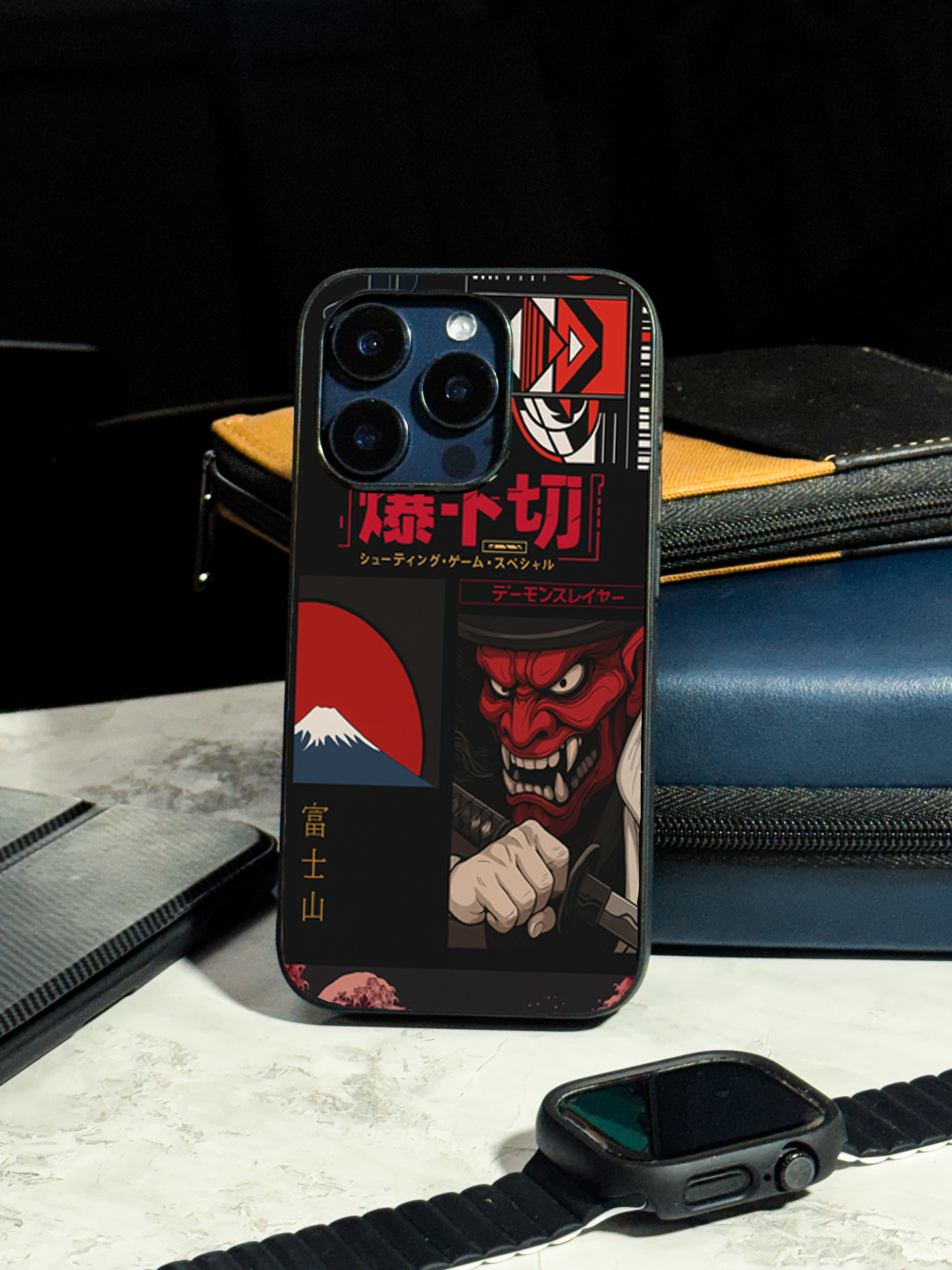 Bold and Classy Demon Slayer Vibe Case iPhone Covers (11–16) Series