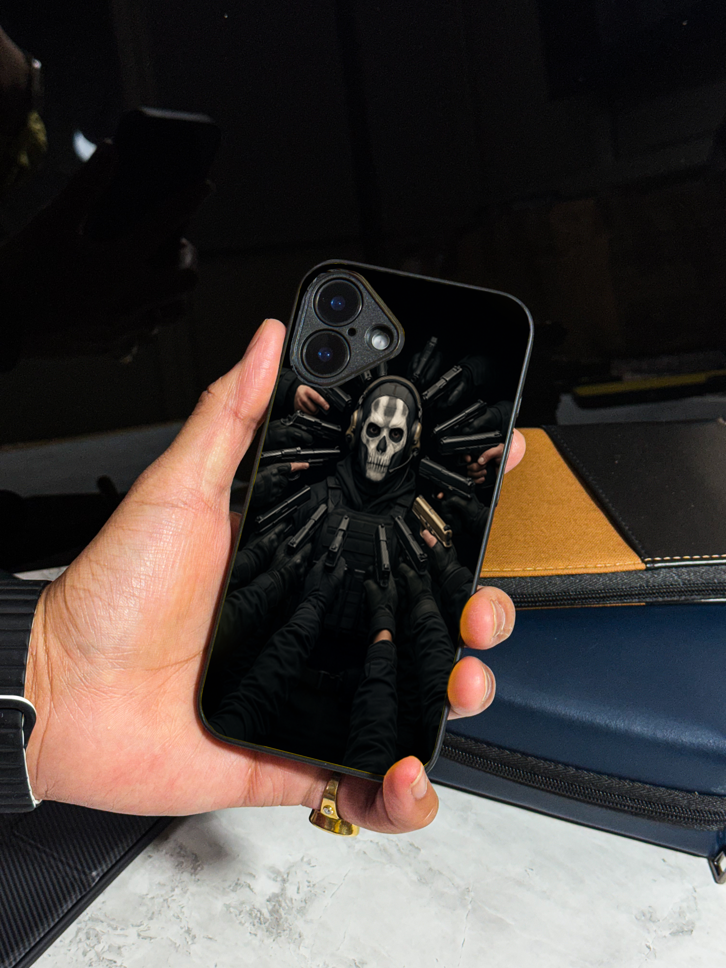 Bold and Classy Messi Noir iPhone Covers (11–16) Series