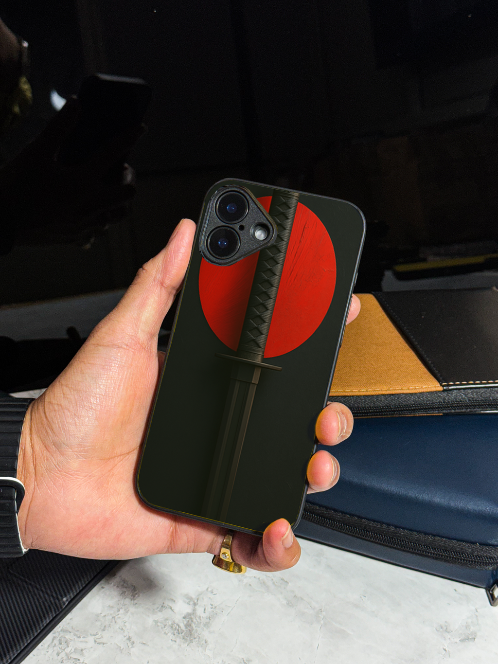 Bold and Classy Katana Rising iPhone Covers (11–16) Series