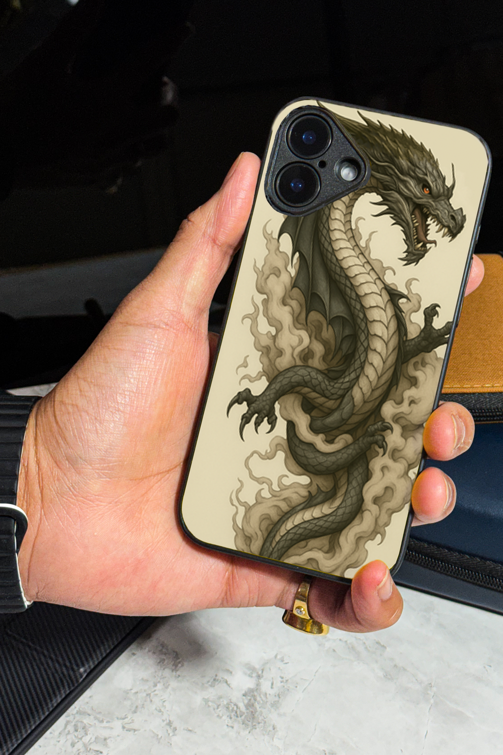 Bold and Classy Draconic Fury Vibe Case iPhone Covers (11–16) Series