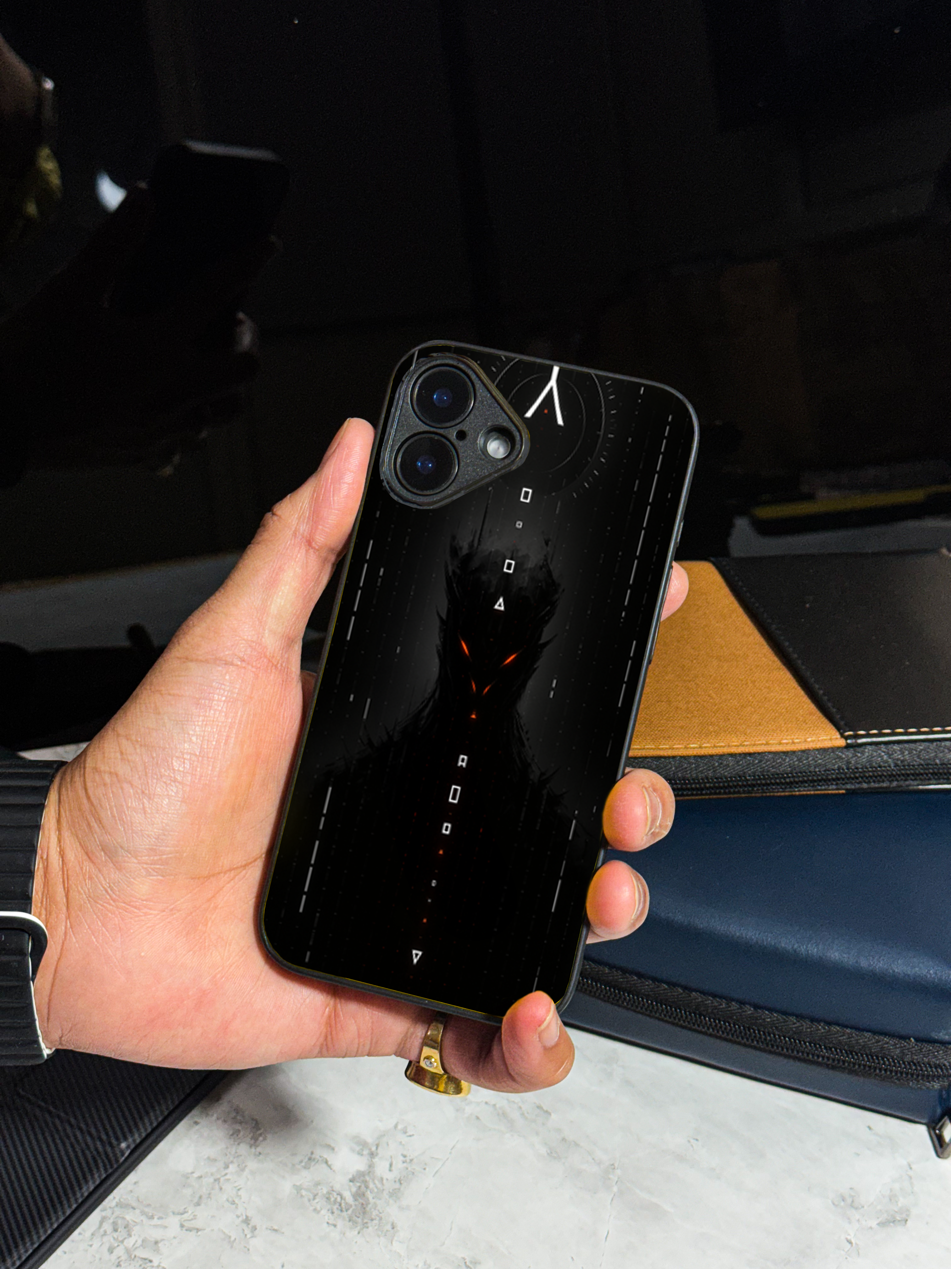 Bold and Classy Dark Protocol iPhone Covers (11–16) Series