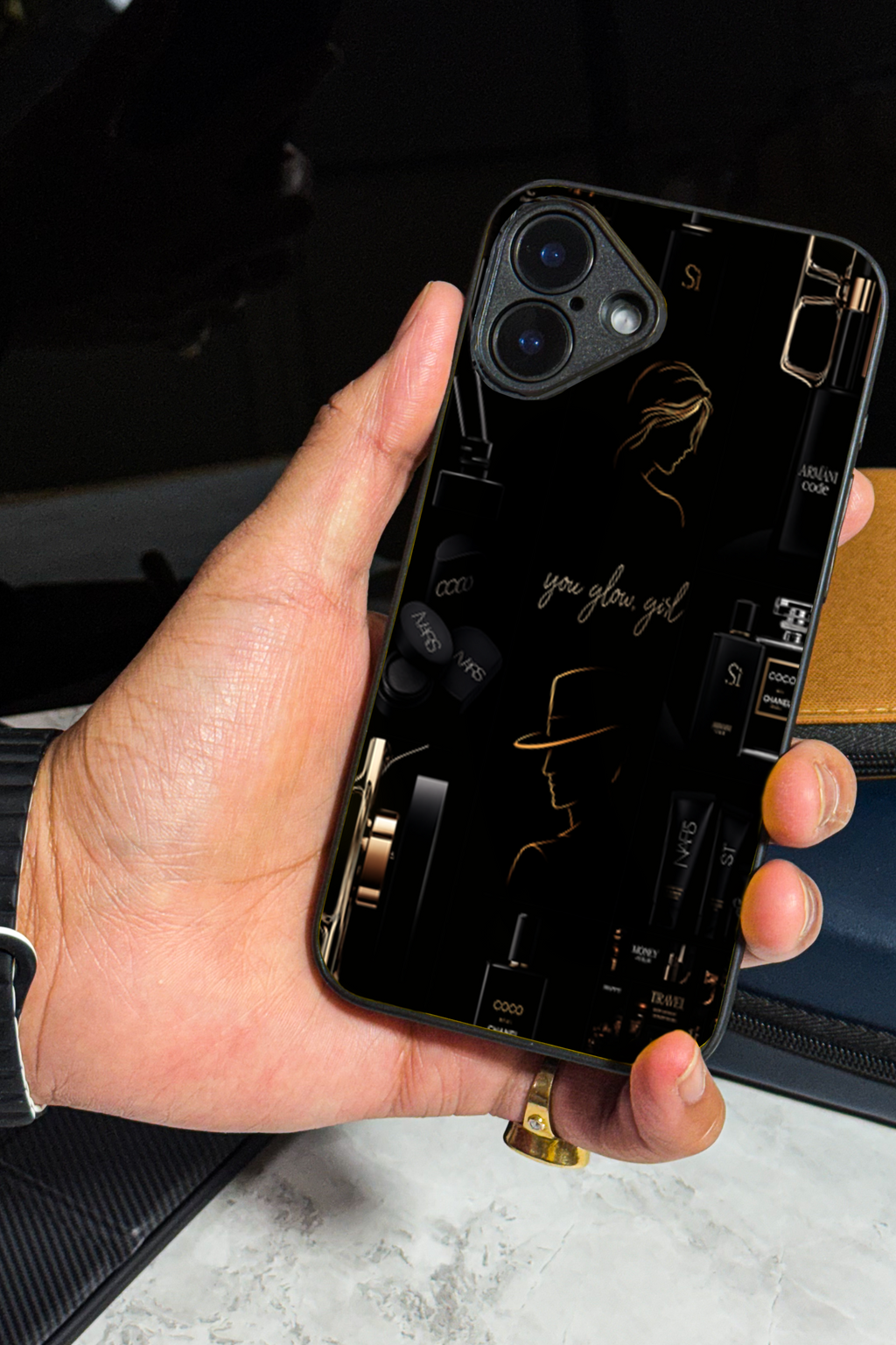 Bold and Classy Glow Luxe iPhone Covers (11–16) Series