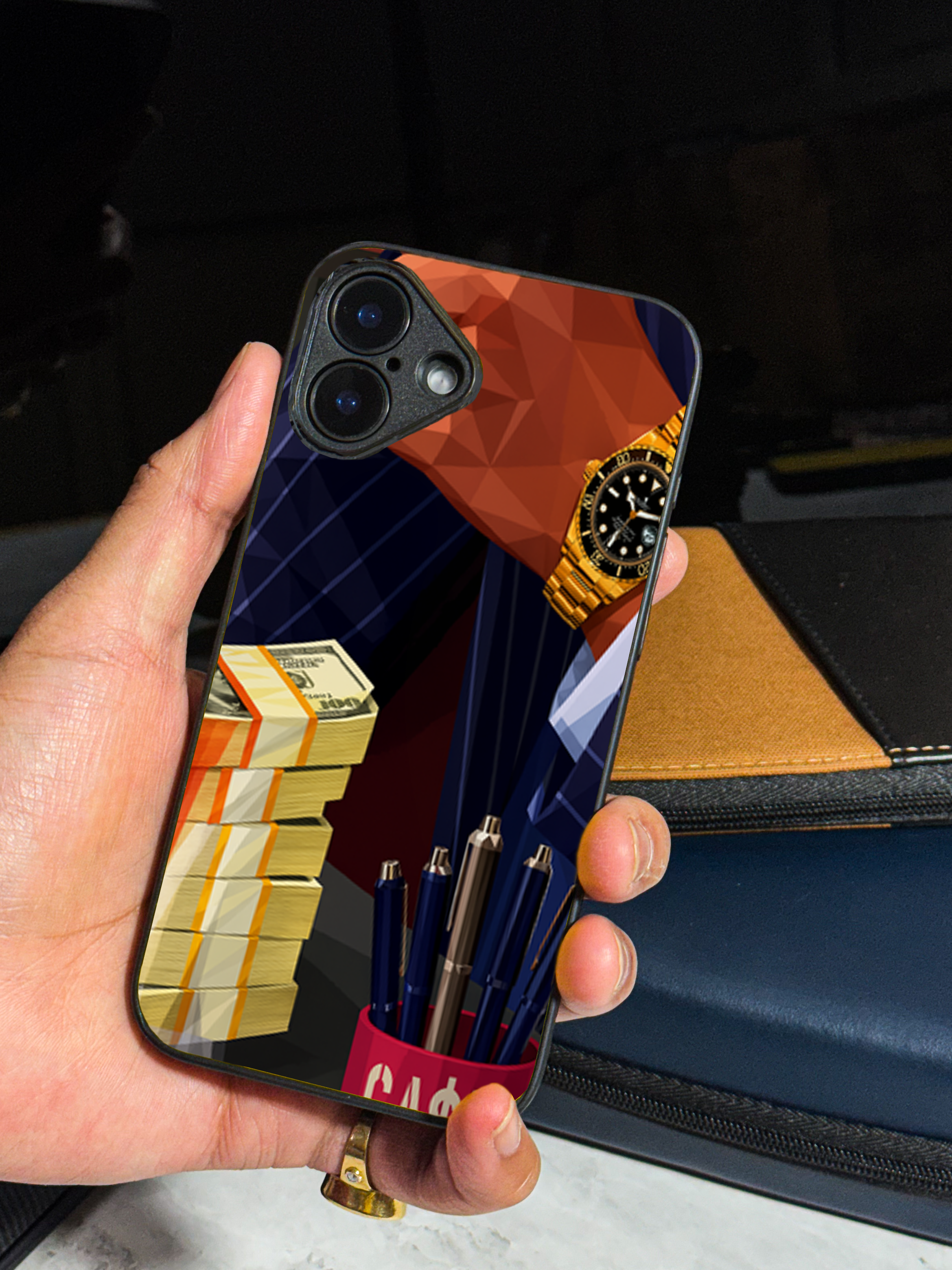 Bold and Classy Cash Empire iPhone Covers (11–16) Series