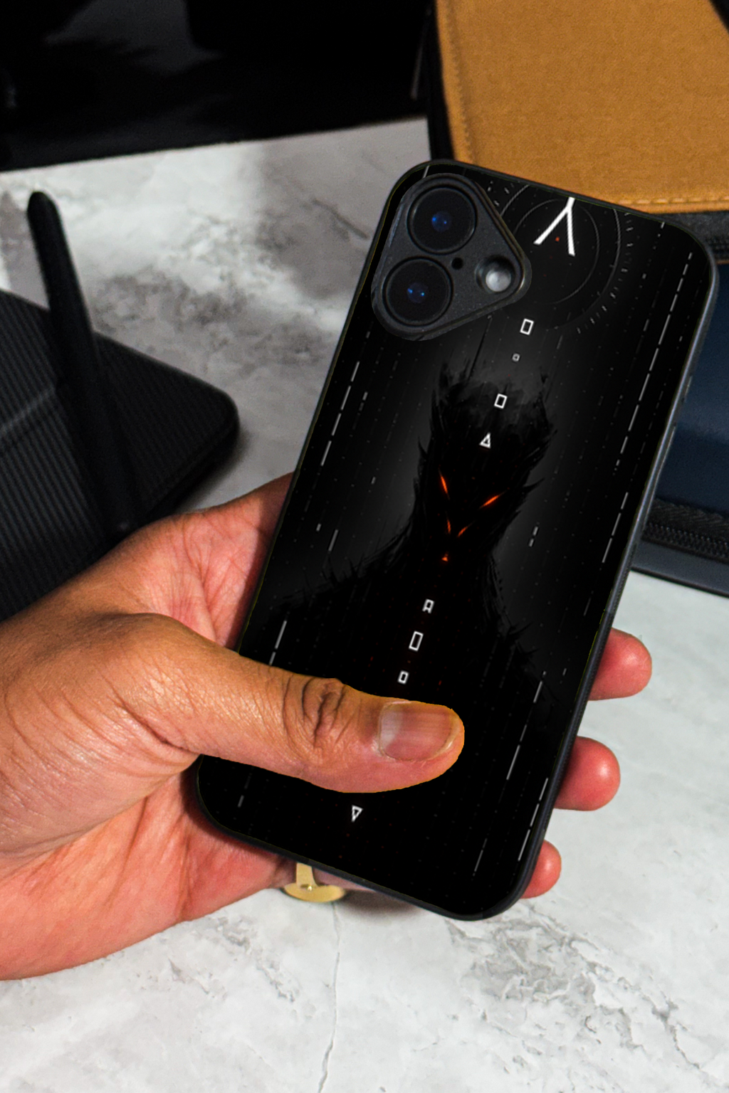 Bold and Classy Dark Protocol iPhone Covers (11–16) Series