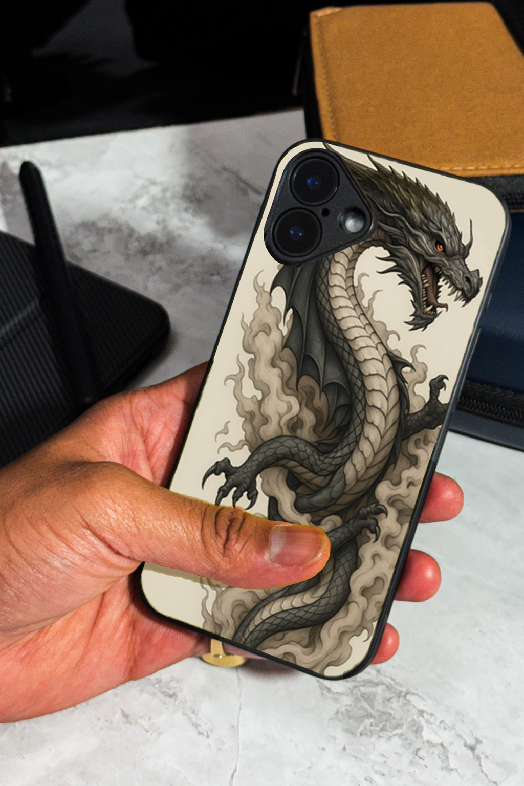 Bold and Classy Draconic Fury Vibe Case iPhone Covers (11–16) Series