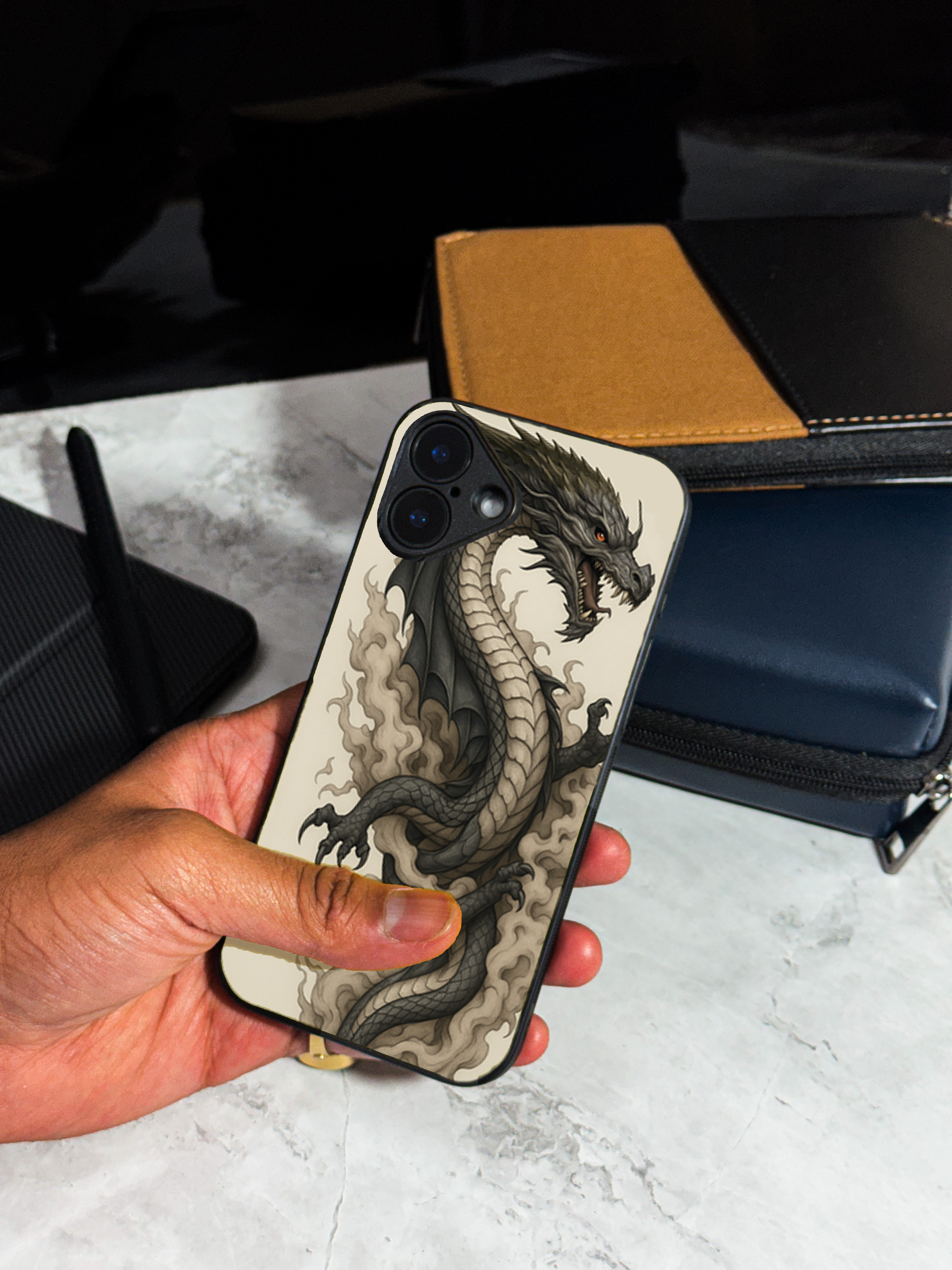 Bold and Classy Draconic Fury Vibe Case iPhone Covers (11–16) Series