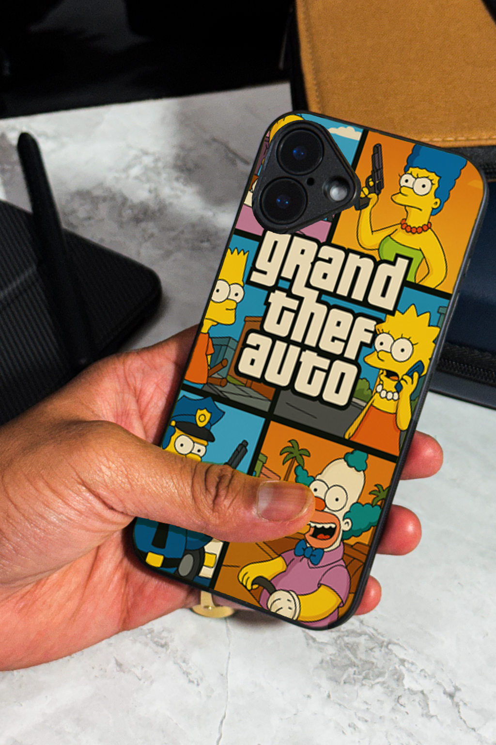 Bold and Classy Yellow Mayhem iPhone Covers (11–16) Series