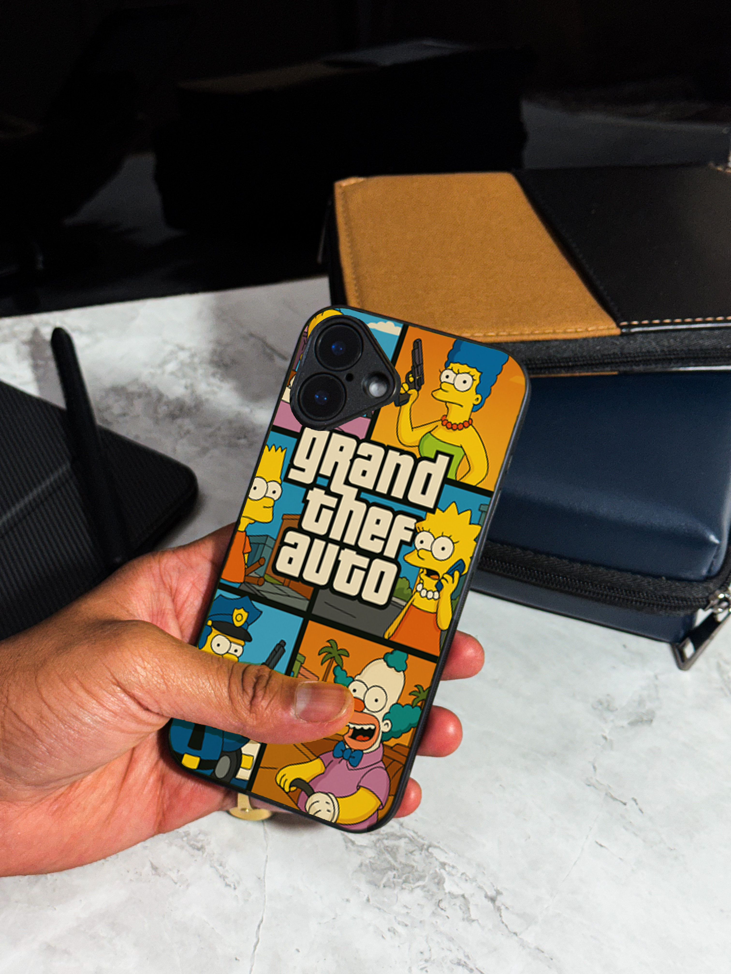 Bold and Classy Yellow Mayhem iPhone Covers (11–16) Series
