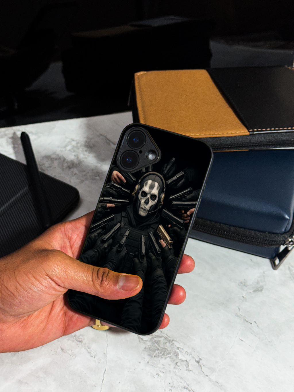 Bold and Classy Messi Noir iPhone Covers (11–16) Series