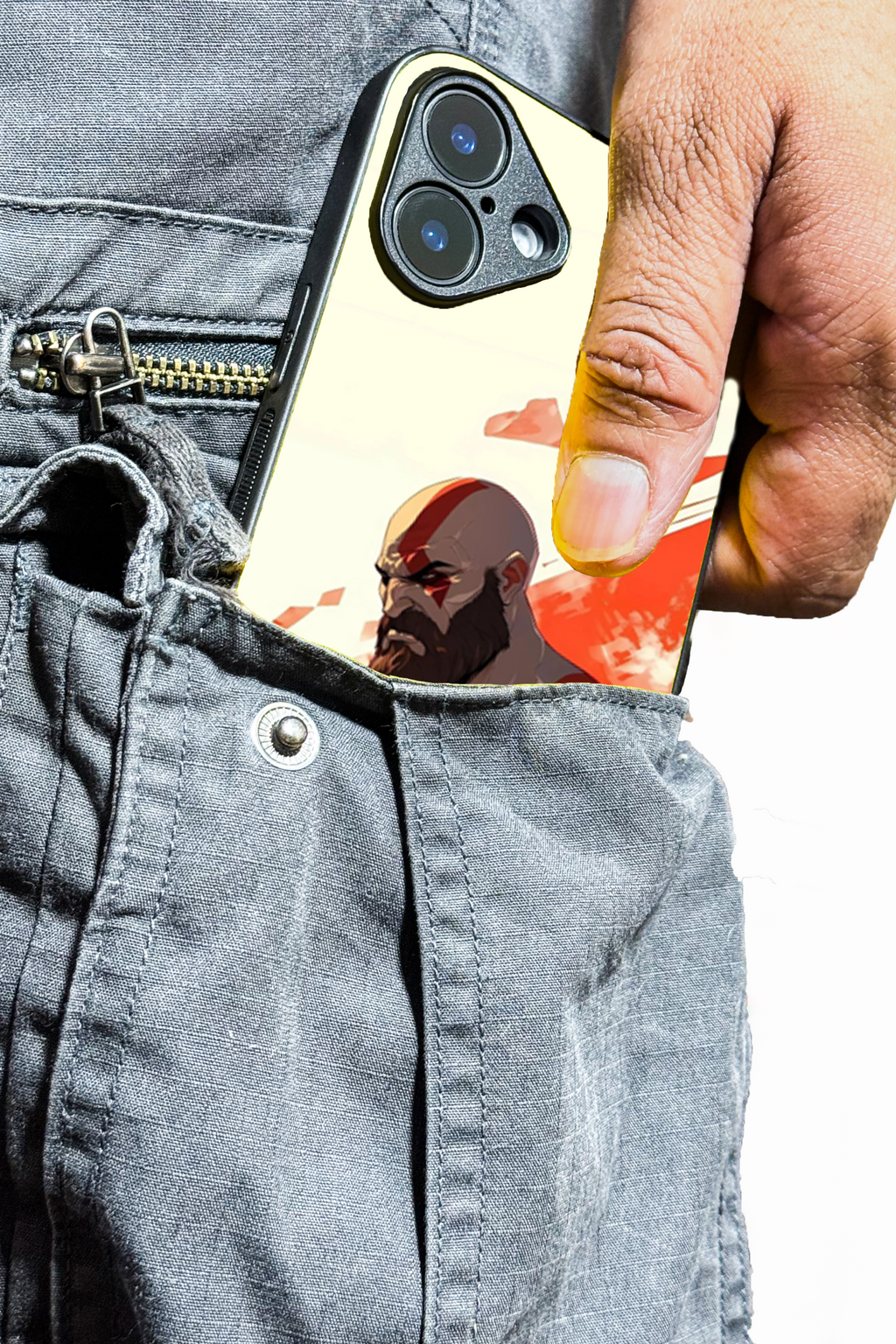 Bold and Classy War God Case iPhone Covers (11–16) Series