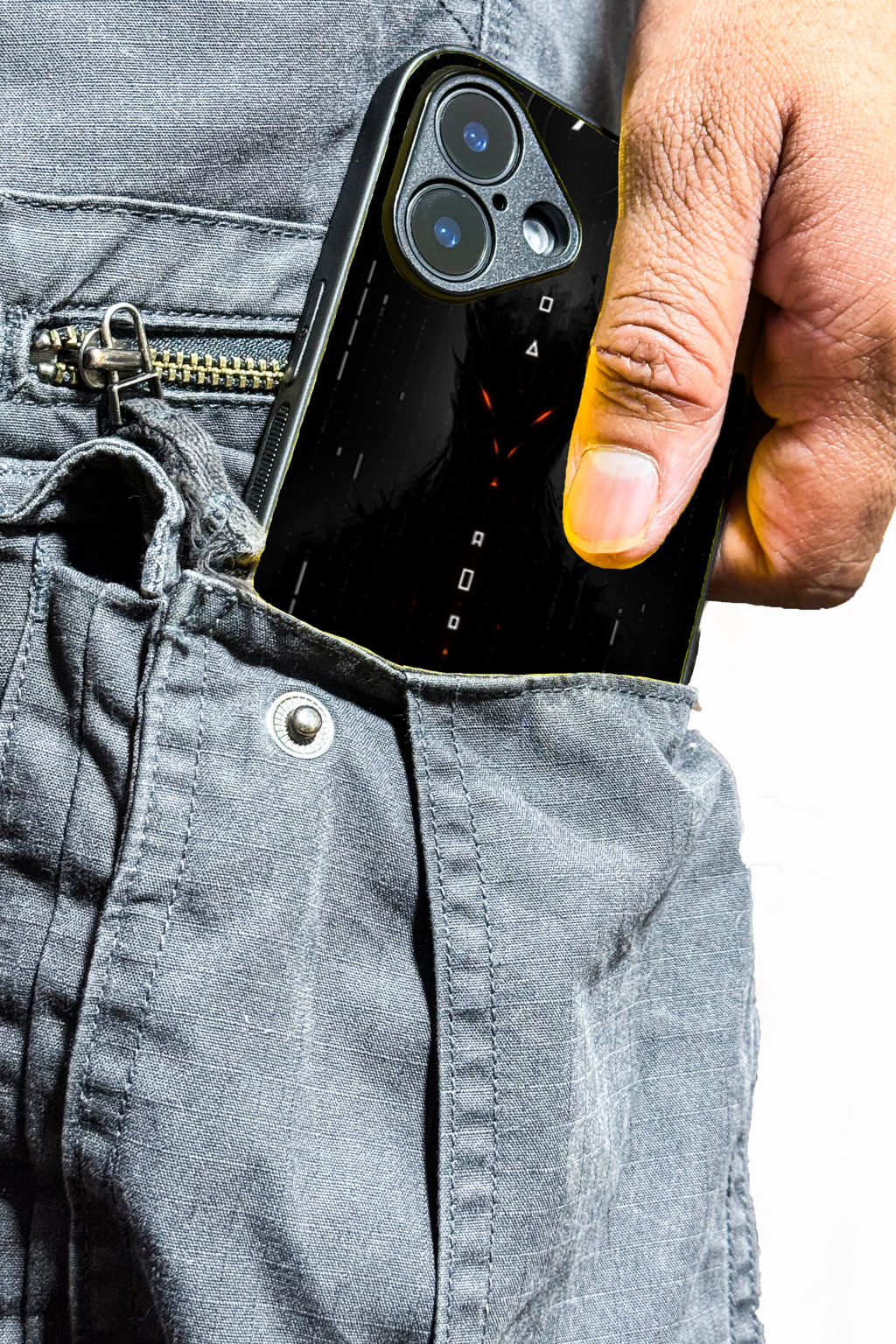 Bold and Classy Dark Protocol iPhone Covers (11–16) Series