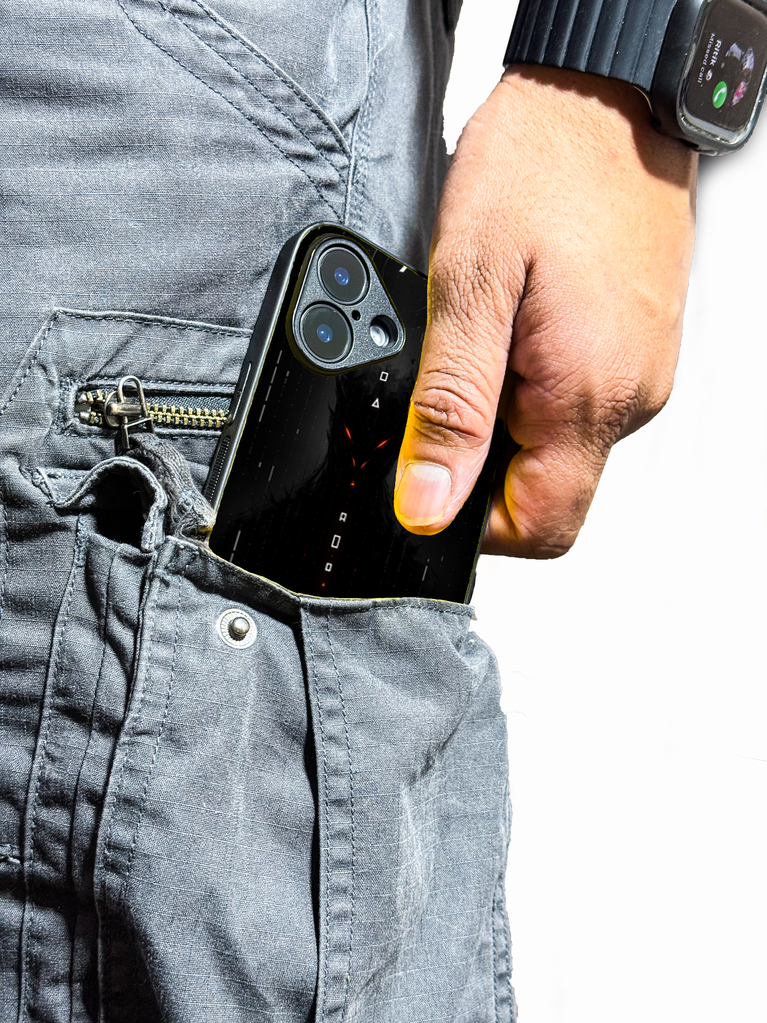 Bold and Classy Dark Protocol iPhone Covers (11–16) Series